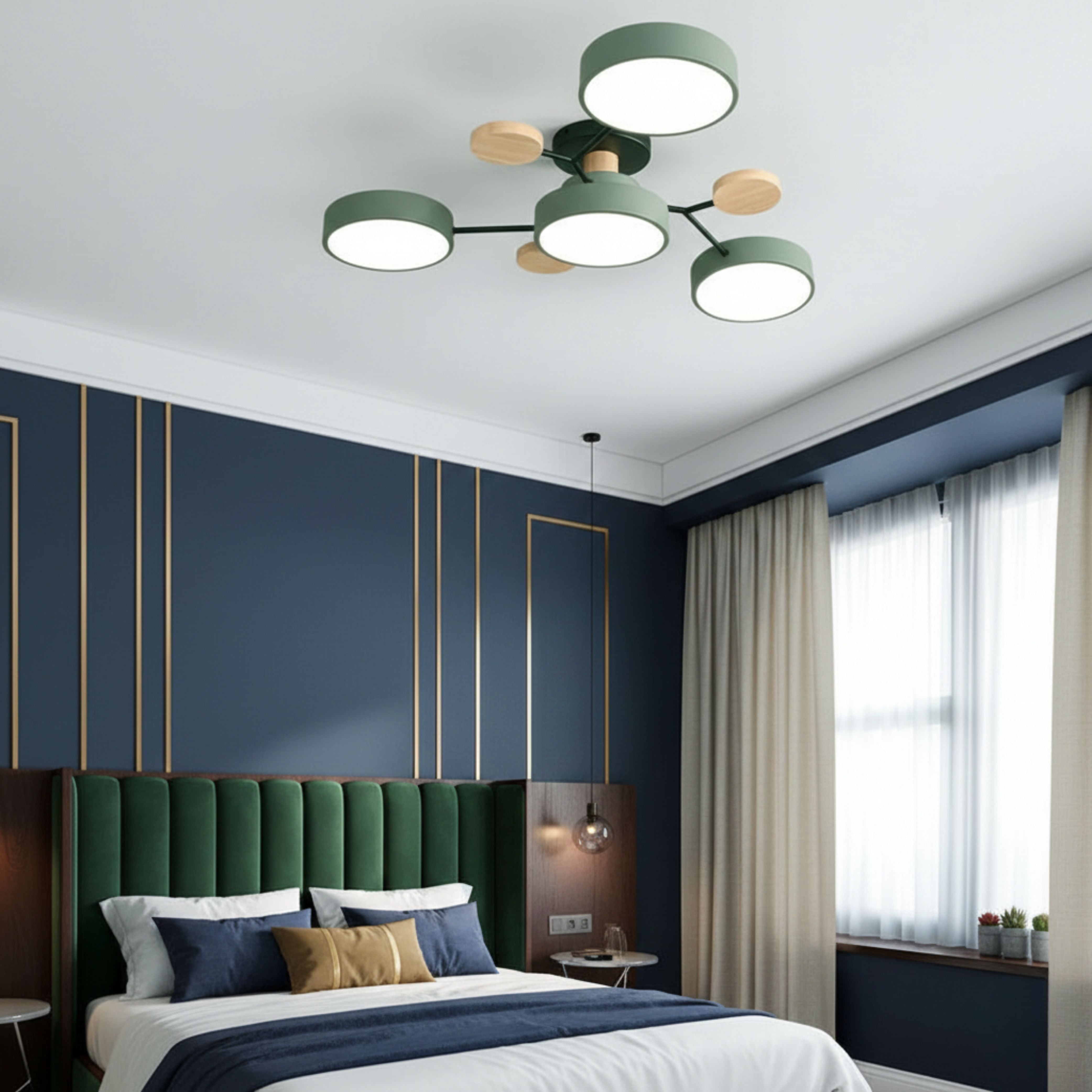 Luminara | Modern Elegant Black Iron LED Dining Room Chandelier