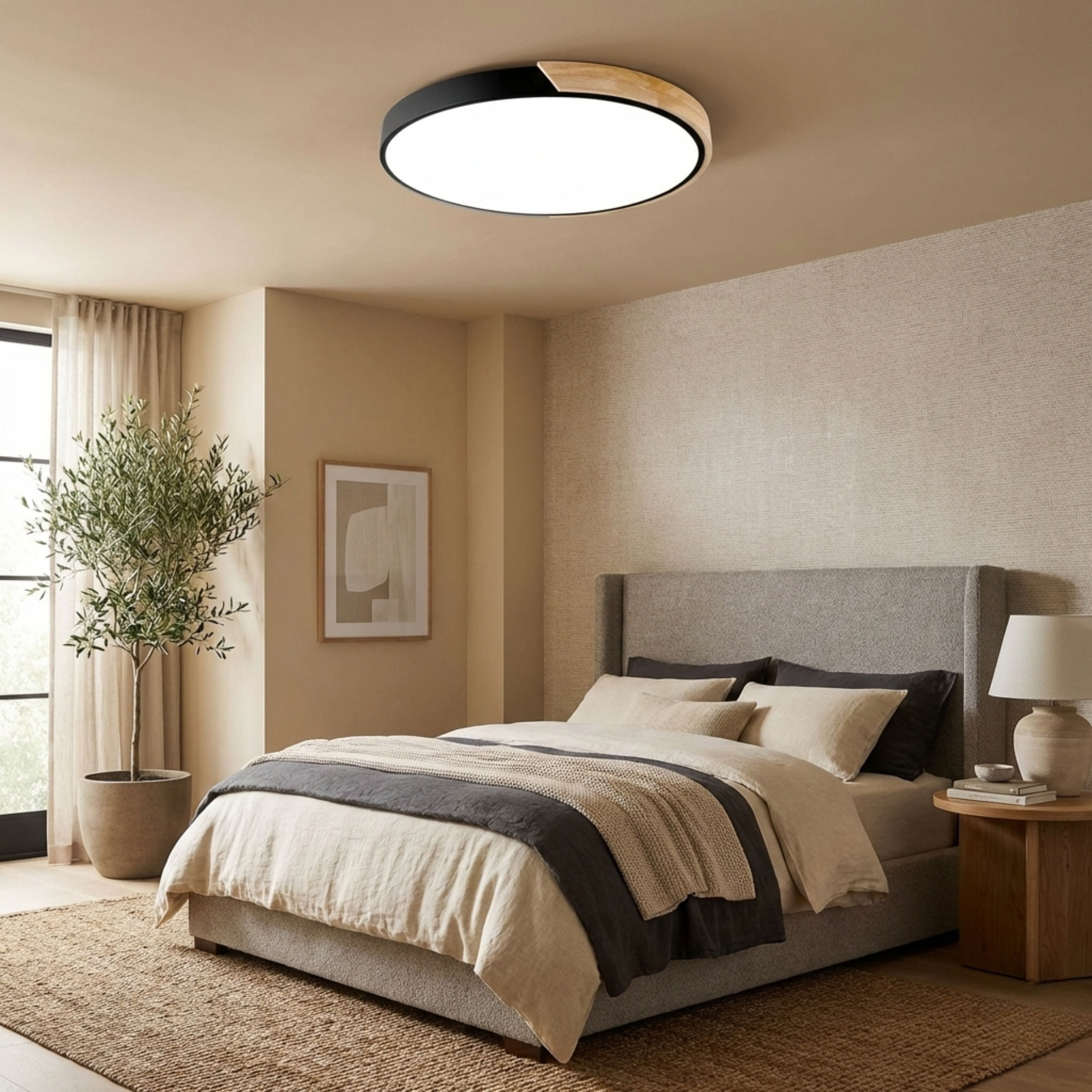 LuminaraGlow | Modern Vibrant LED Flush Mount Ceiling Light Fixture