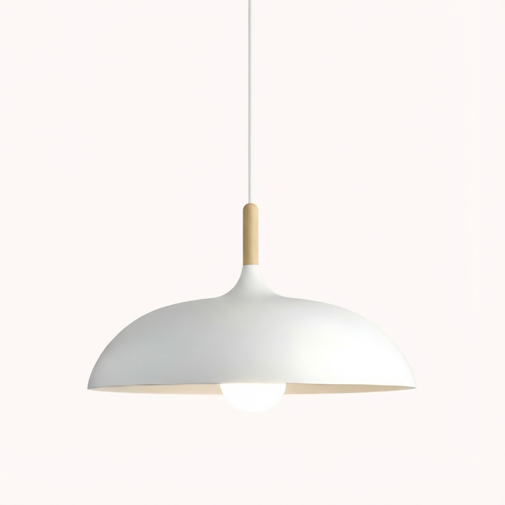 HaftLight | Elegant Minimalist Wood and Iron Kitchen Pendant Lighting