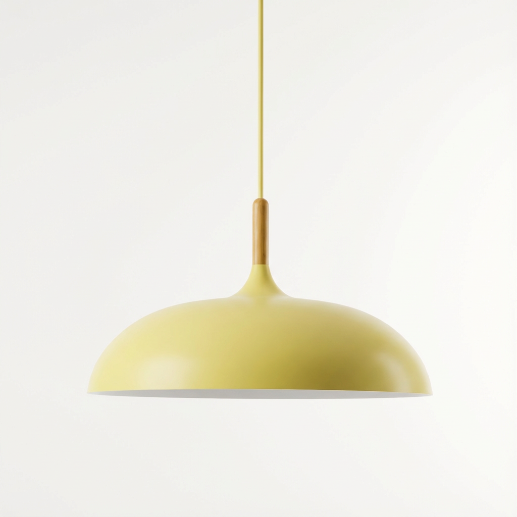 HaftLight | Elegant Minimalist Wood and Iron Kitchen Pendant Lighting