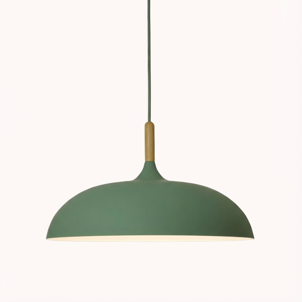 HaftLight | Elegant Minimalist Wood and Iron Kitchen Pendant Lighting
