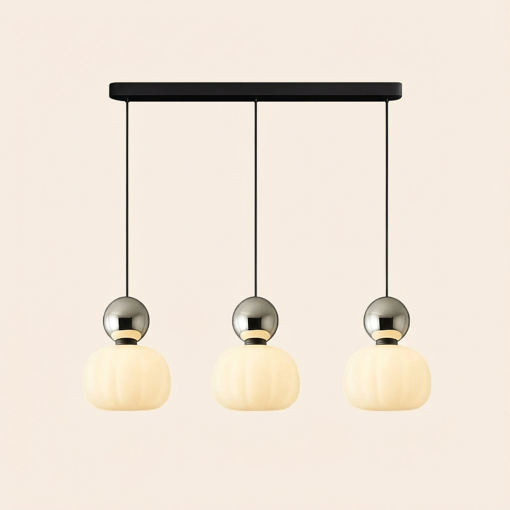 ArtDecoGlow | Elegant Vintage Glass Pendant Light Ceiling Fixture
