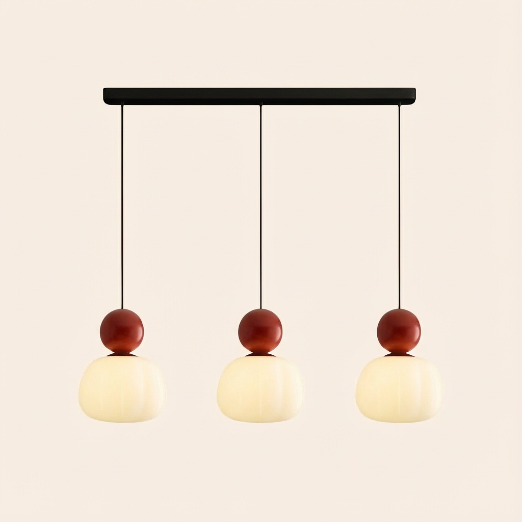 ArtDecoGlow | Elegant Vintage Glass Pendant Light Ceiling Fixture