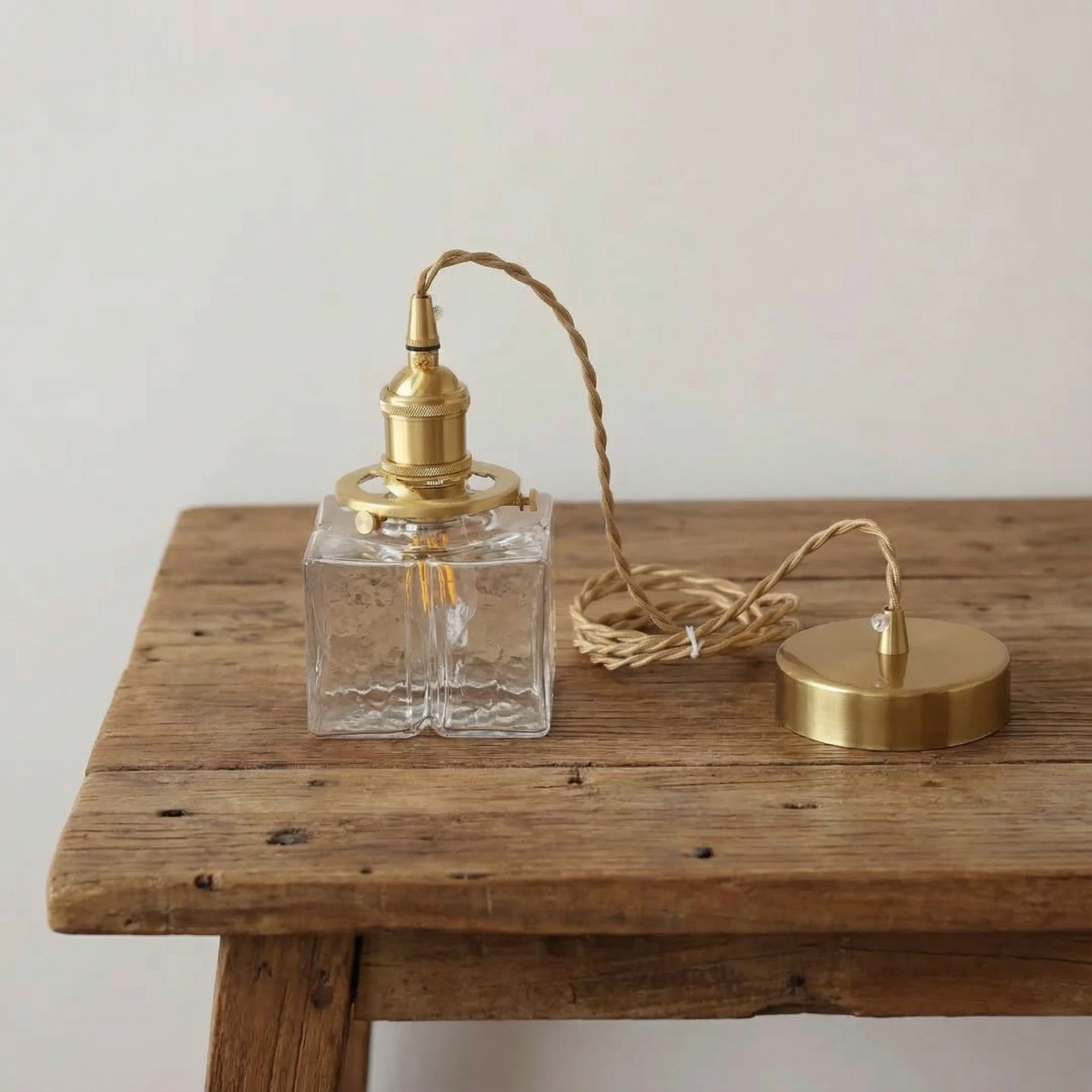 SavoyGlass | Elegant Retro Textured Glass Pendant Light Fixture