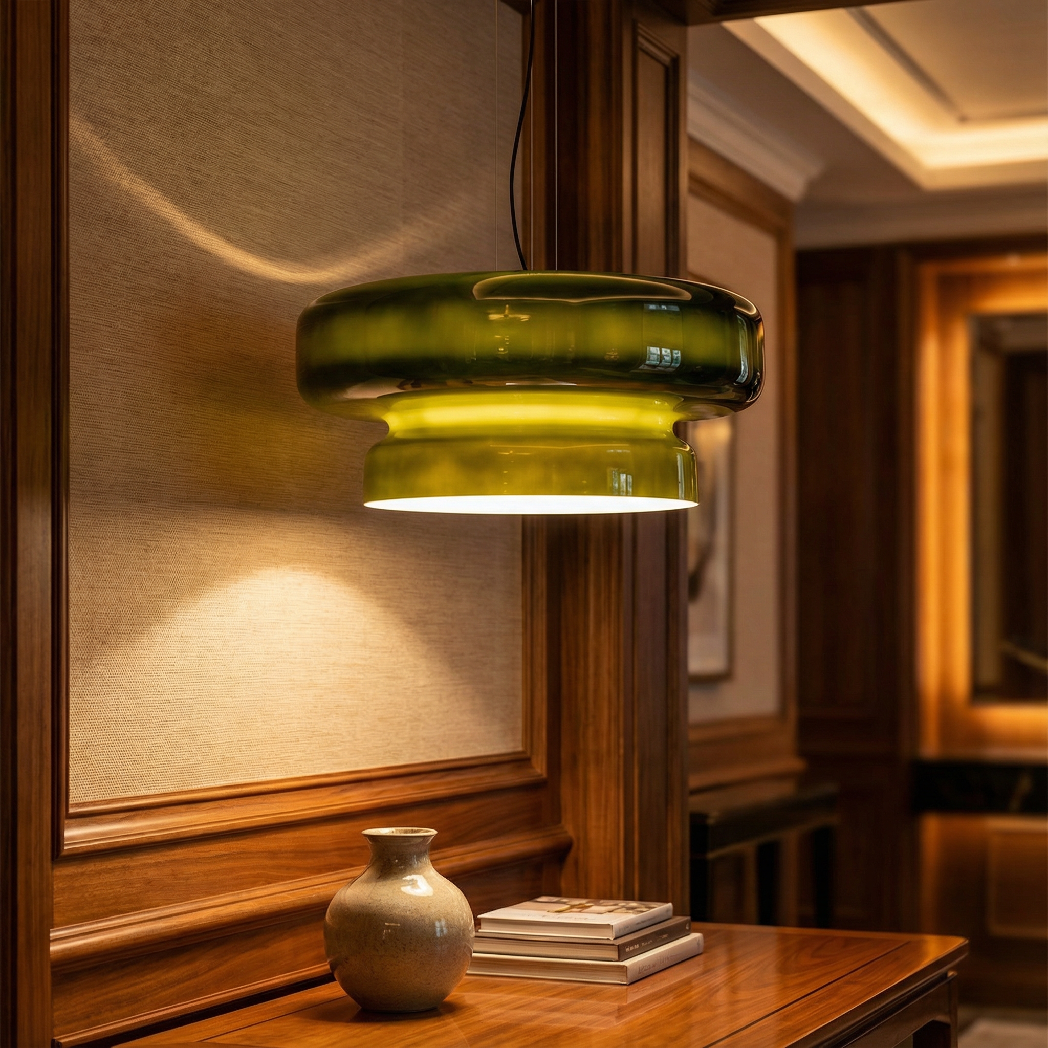 ChromaGlow | Striking Translucent Glass Kitchen Island Pendant Lighting