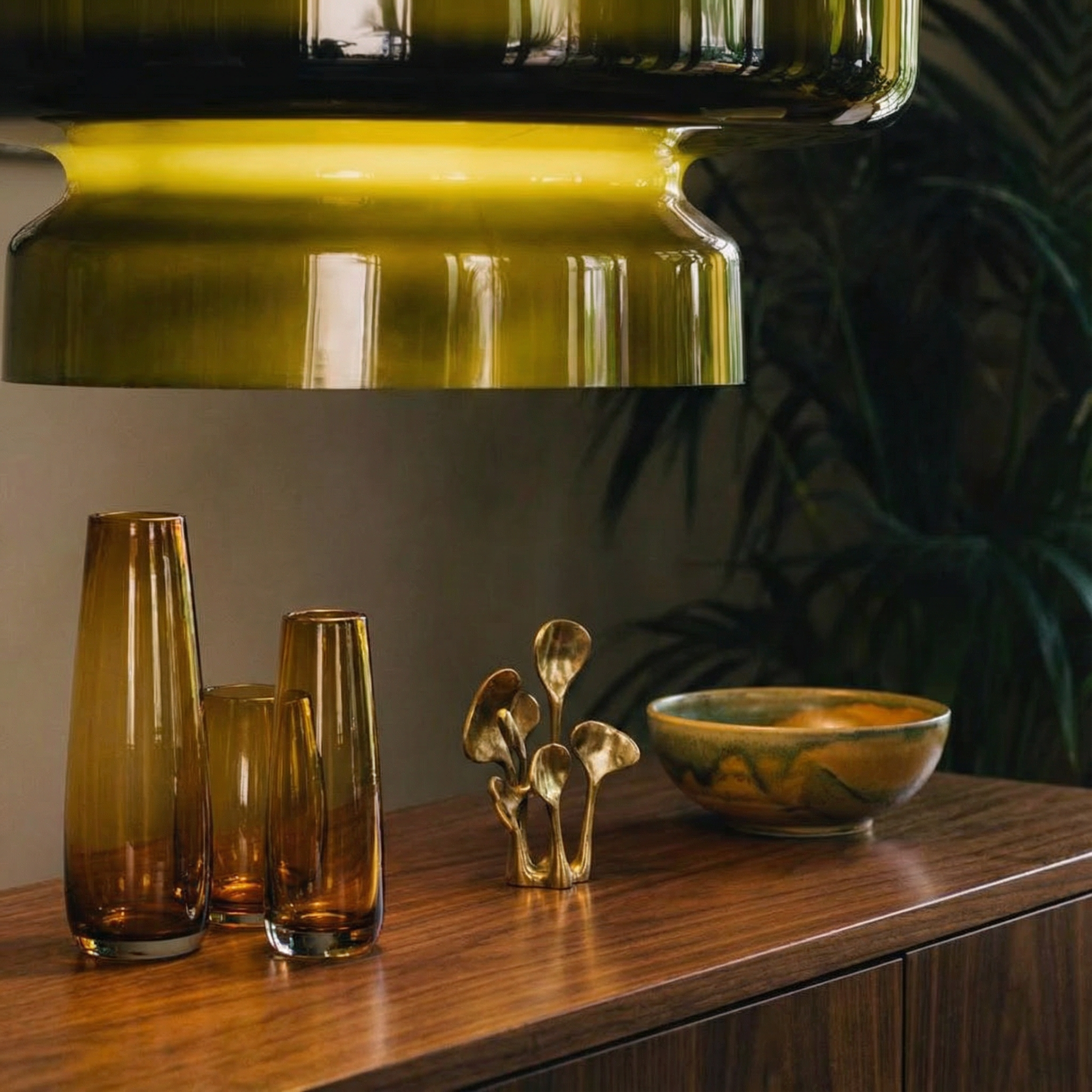 ChromaGlow | Striking Translucent Glass Kitchen Island Pendant Lighting
