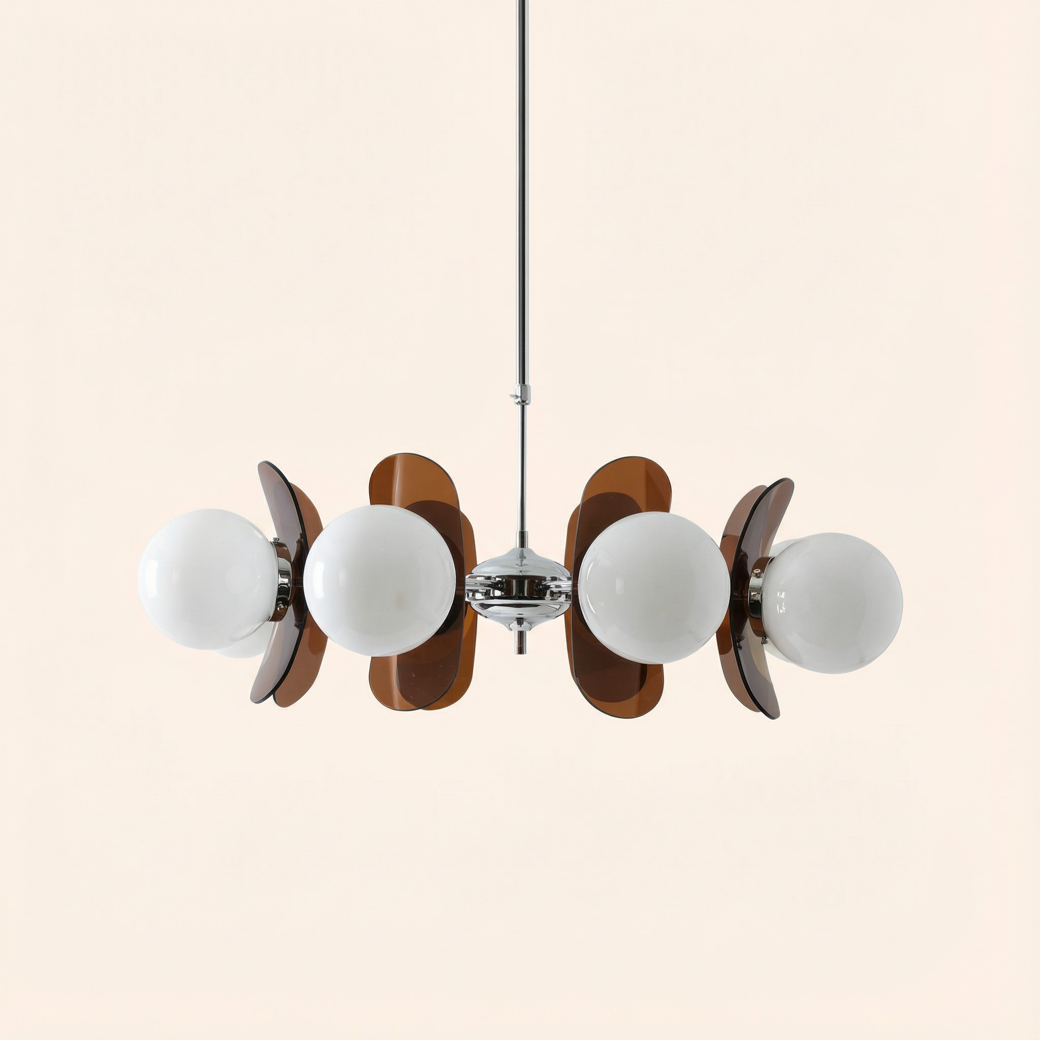 Geometric Aura | Modern Elegant 5-Head Chandelier Light