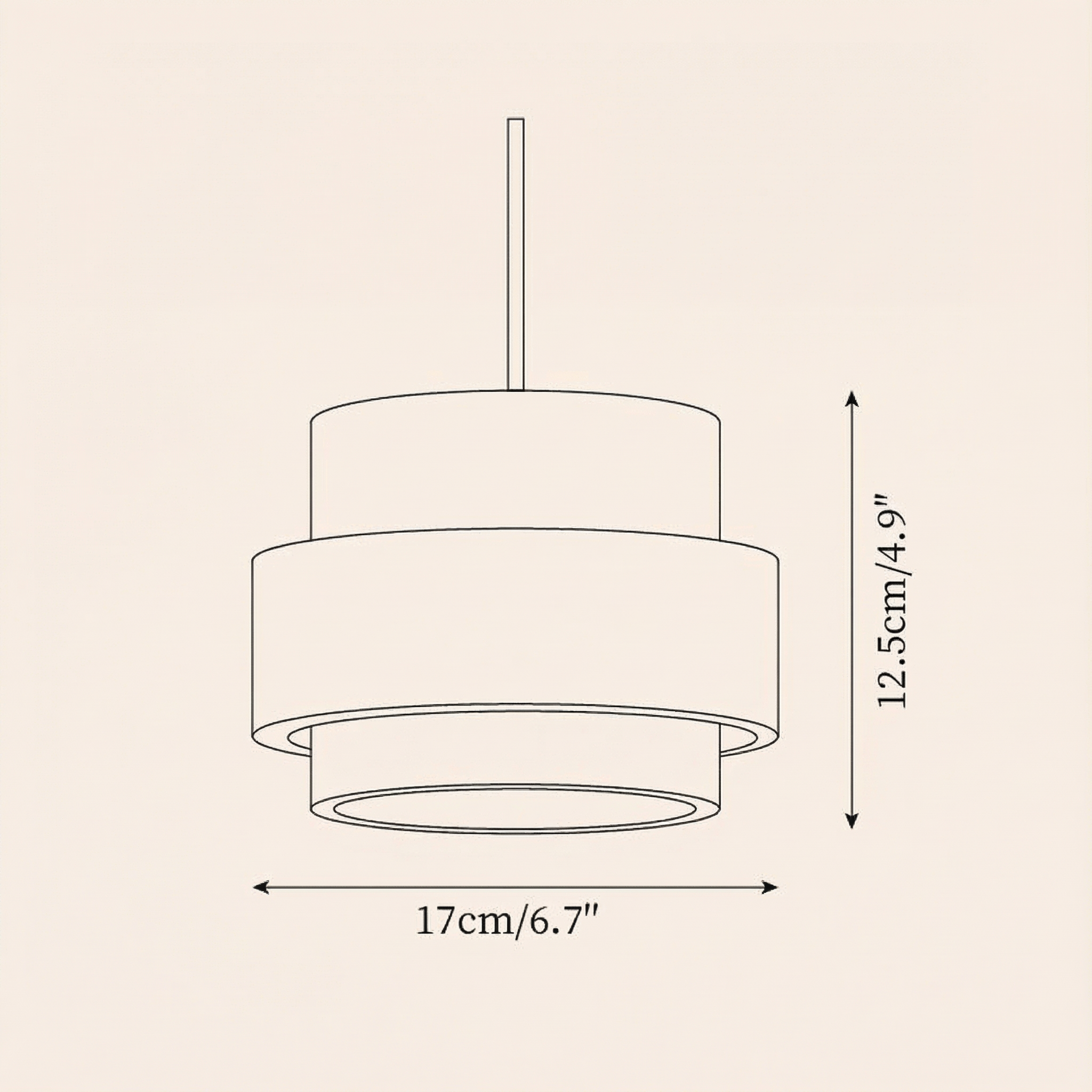 Travertine Elegance | Stylish Natural Stone Kitchen Pendant Light