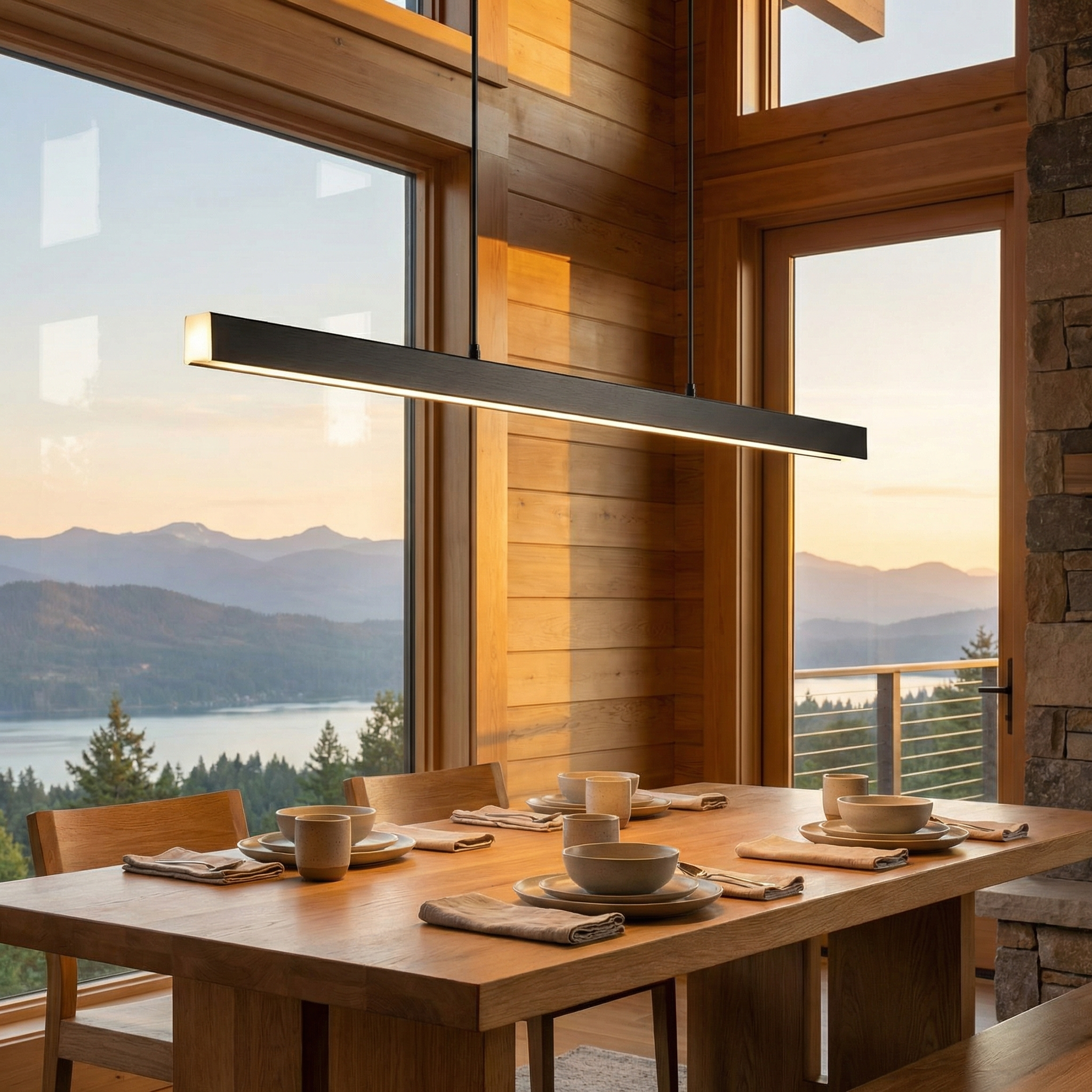 Luminara | Modern Sleek Dimmable Kitchen Pendant Lighting Fixture