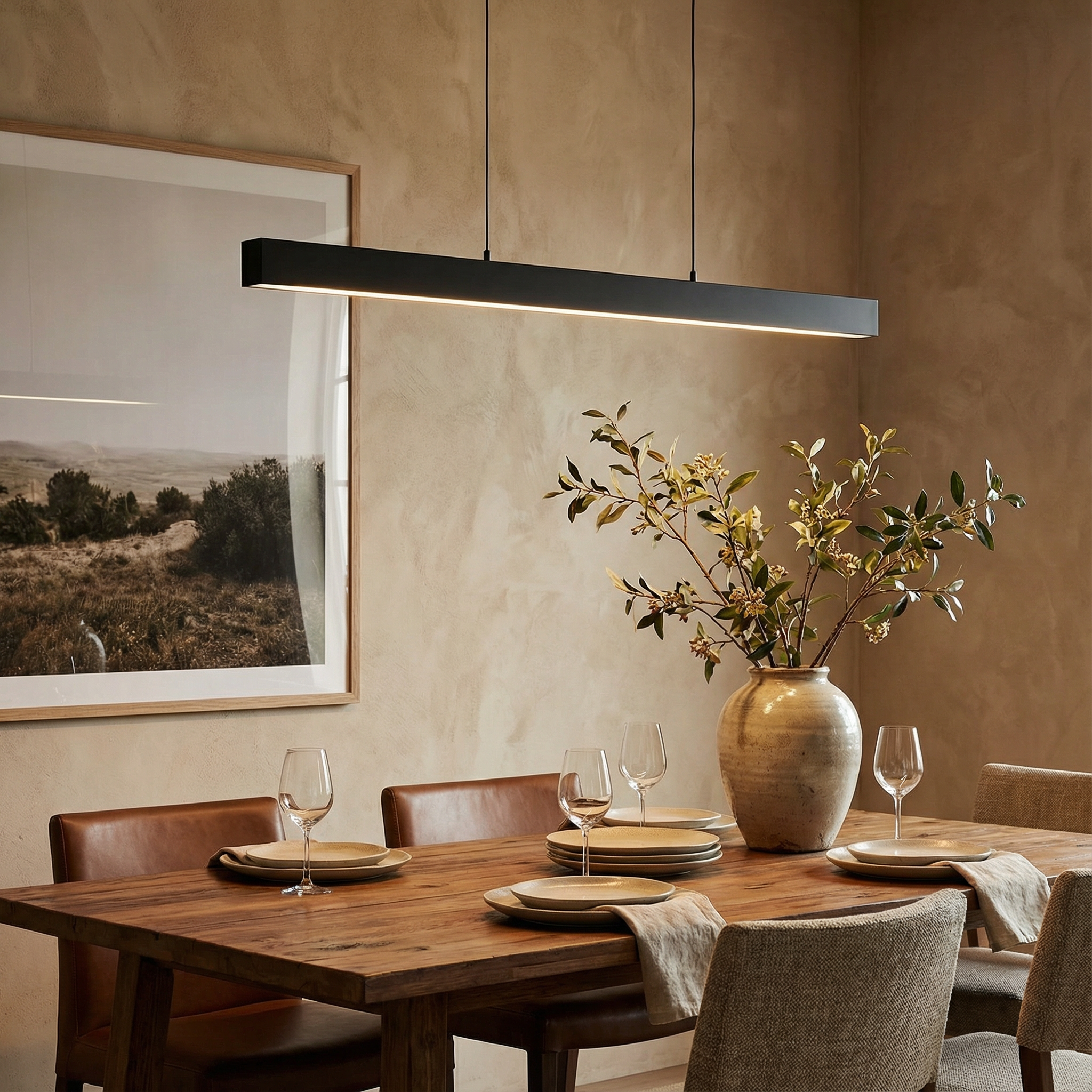 Luminara | Modern Sleek Dimmable Kitchen Pendant Lighting Fixture