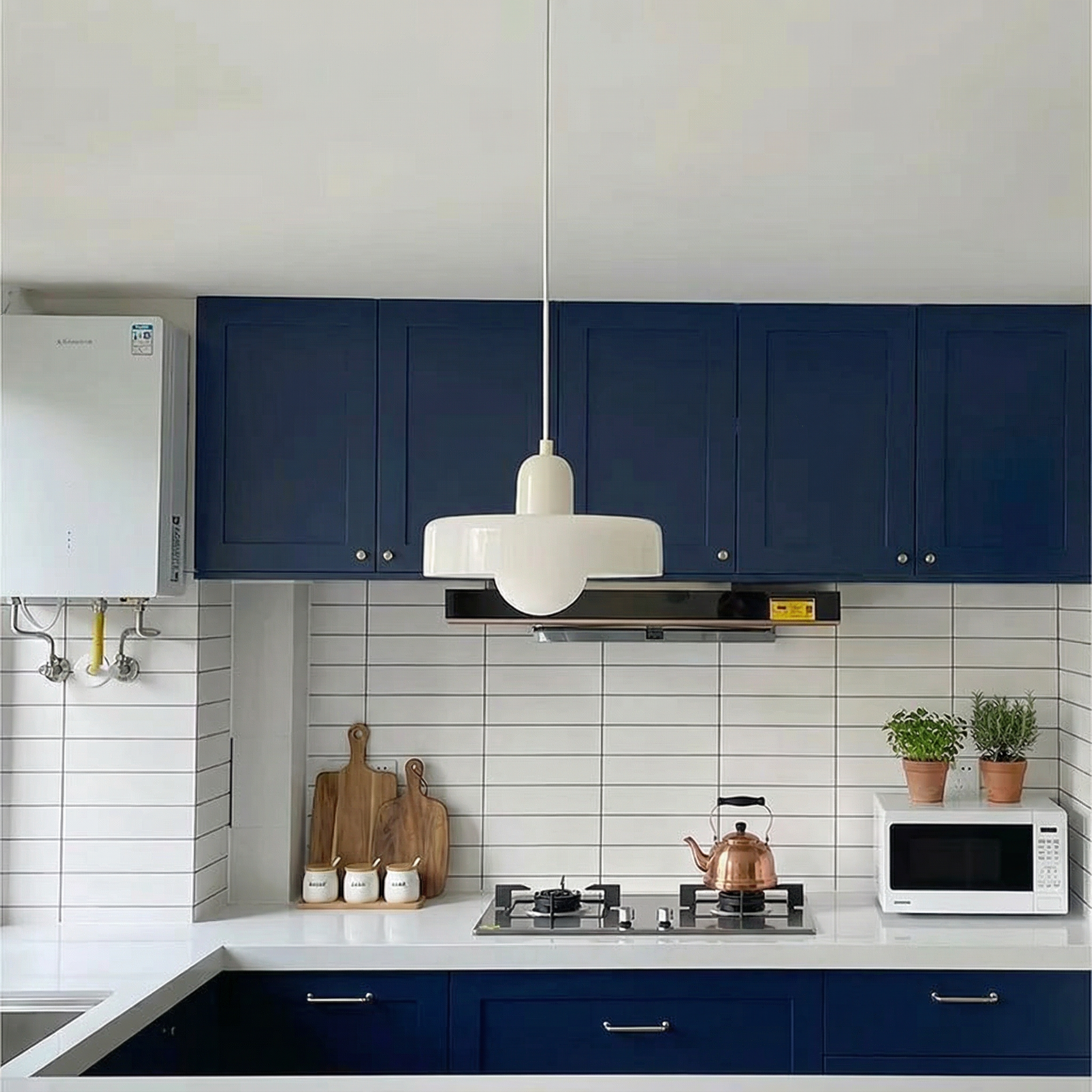 BauhausGlass | Elegant Contemporary Colored Glass Pendant Light