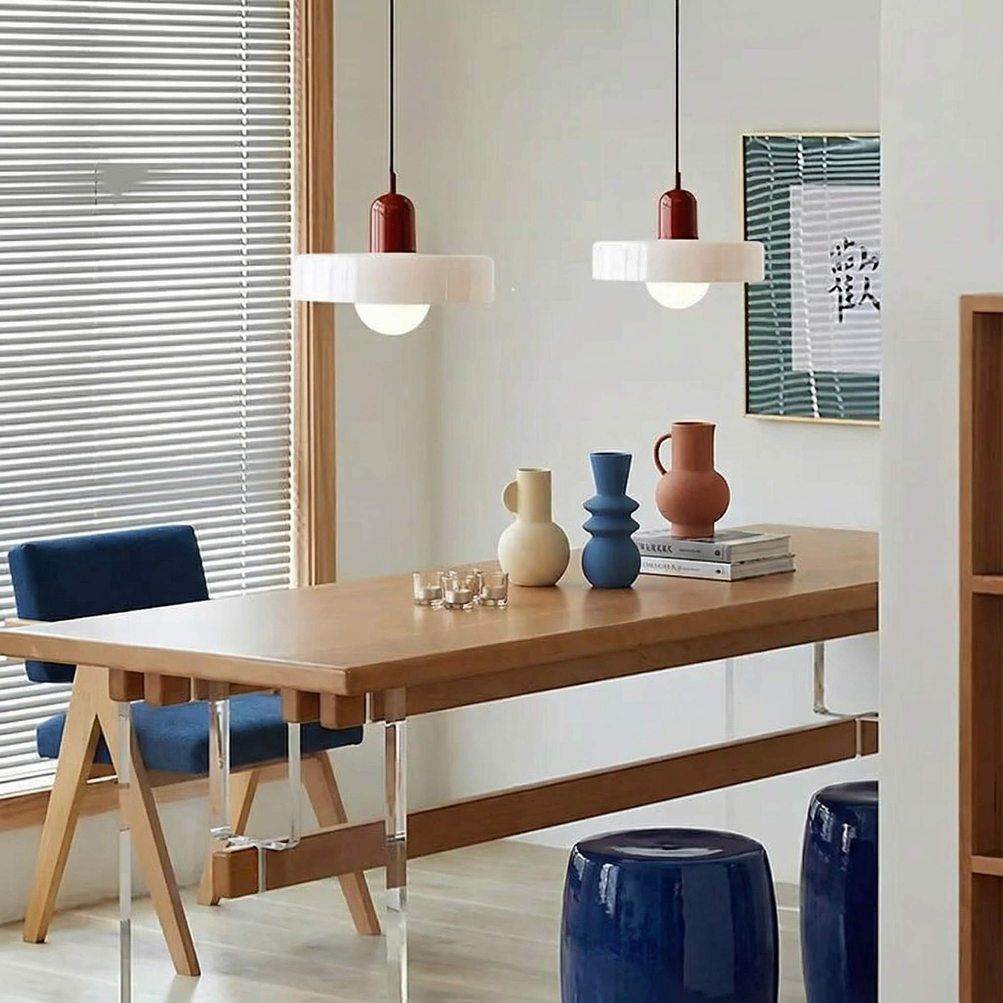 BauhausGlass | Elegant Contemporary Colored Glass Pendant Light