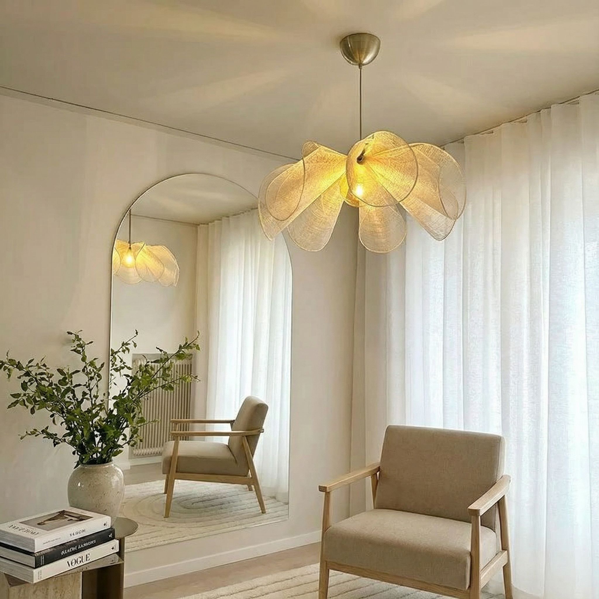 Fabrica | Elegant Nostalgic Fabric Pendant Light Fixture