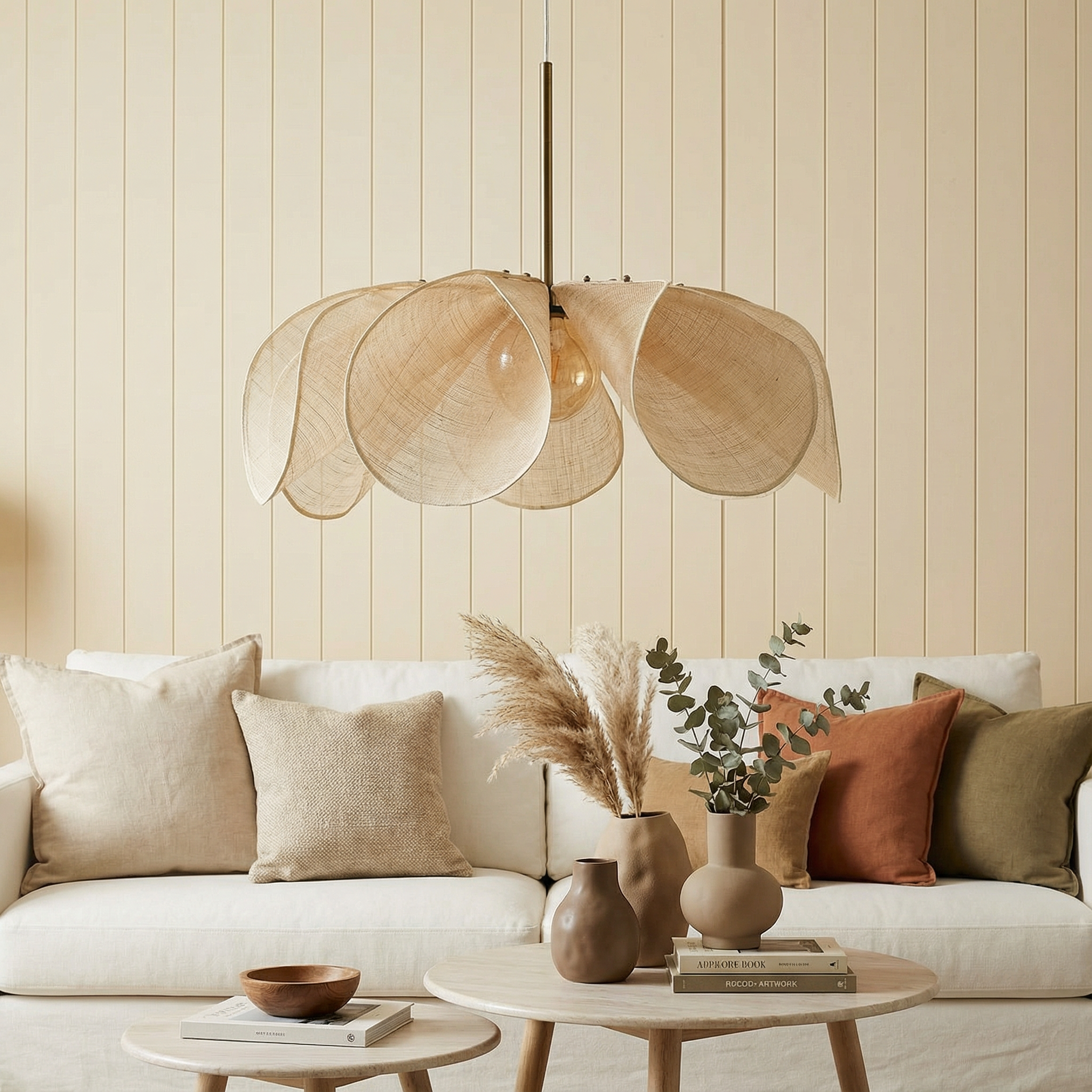 Fabrica | Elegant Nostalgic Fabric Pendant Light Fixture