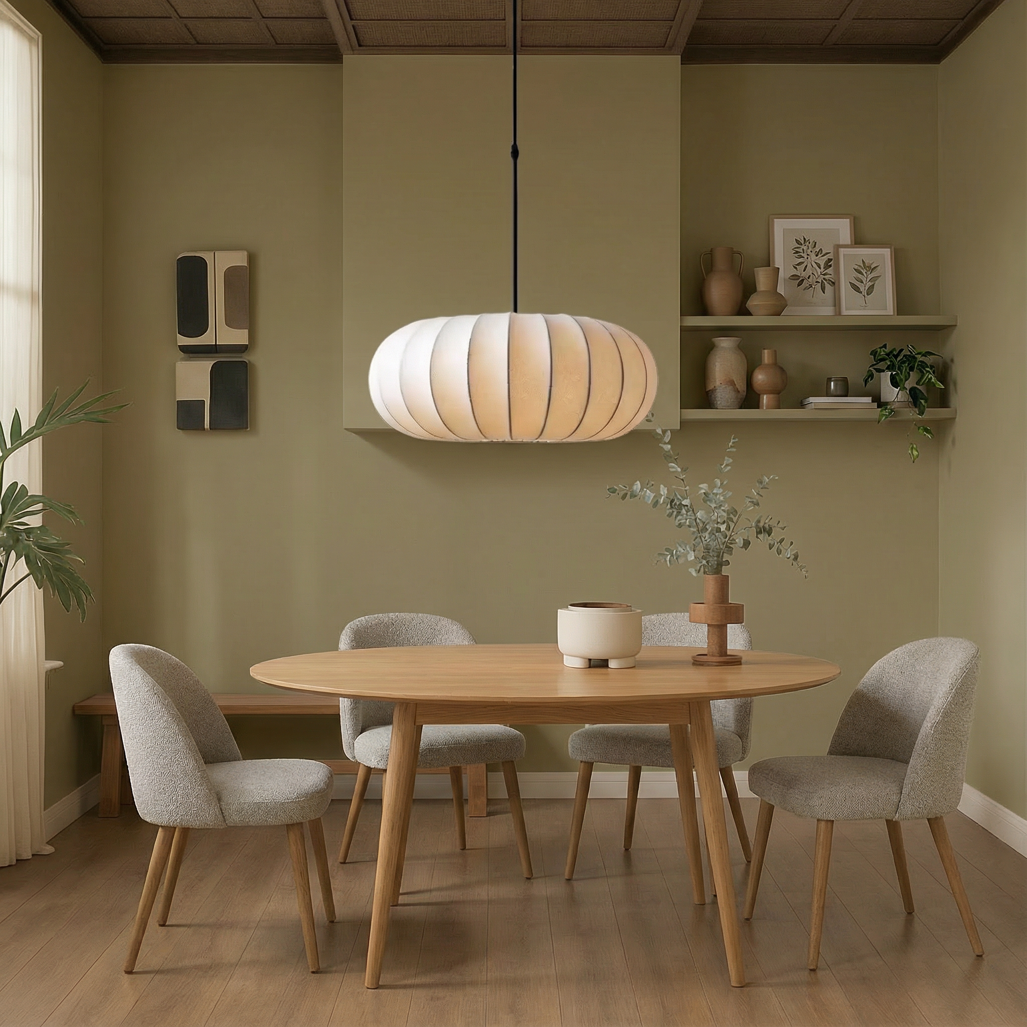 SilkAura | Elegant Minimalist Kitchen Pendant Lighting Fixture
