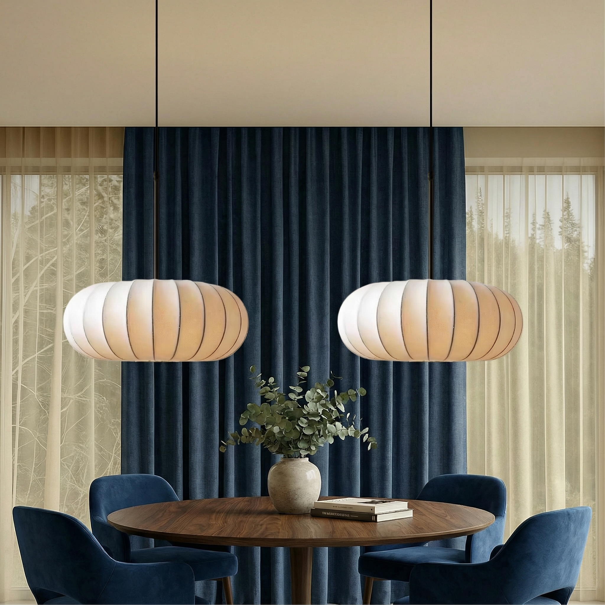 SilkAura | Elegant Minimalist Kitchen Pendant Lighting Fixture