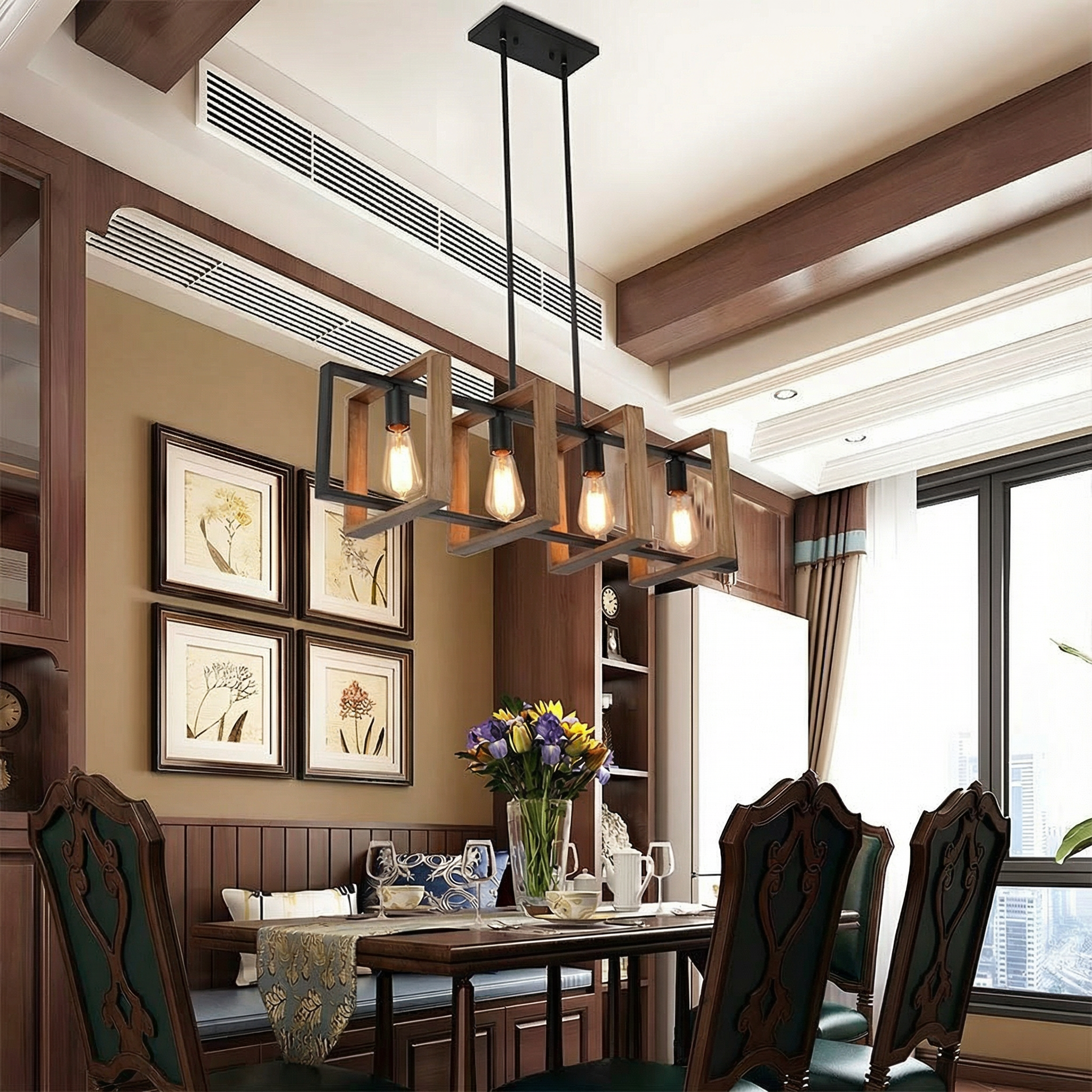 Nocturne | Elegant Black Pendant Light for Kitchen and Dining Spaces