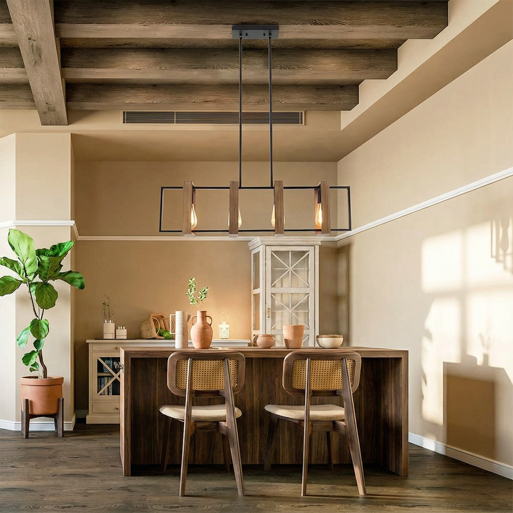 Nocturne | Elegant Black Pendant Light for Kitchen and Dining Spaces