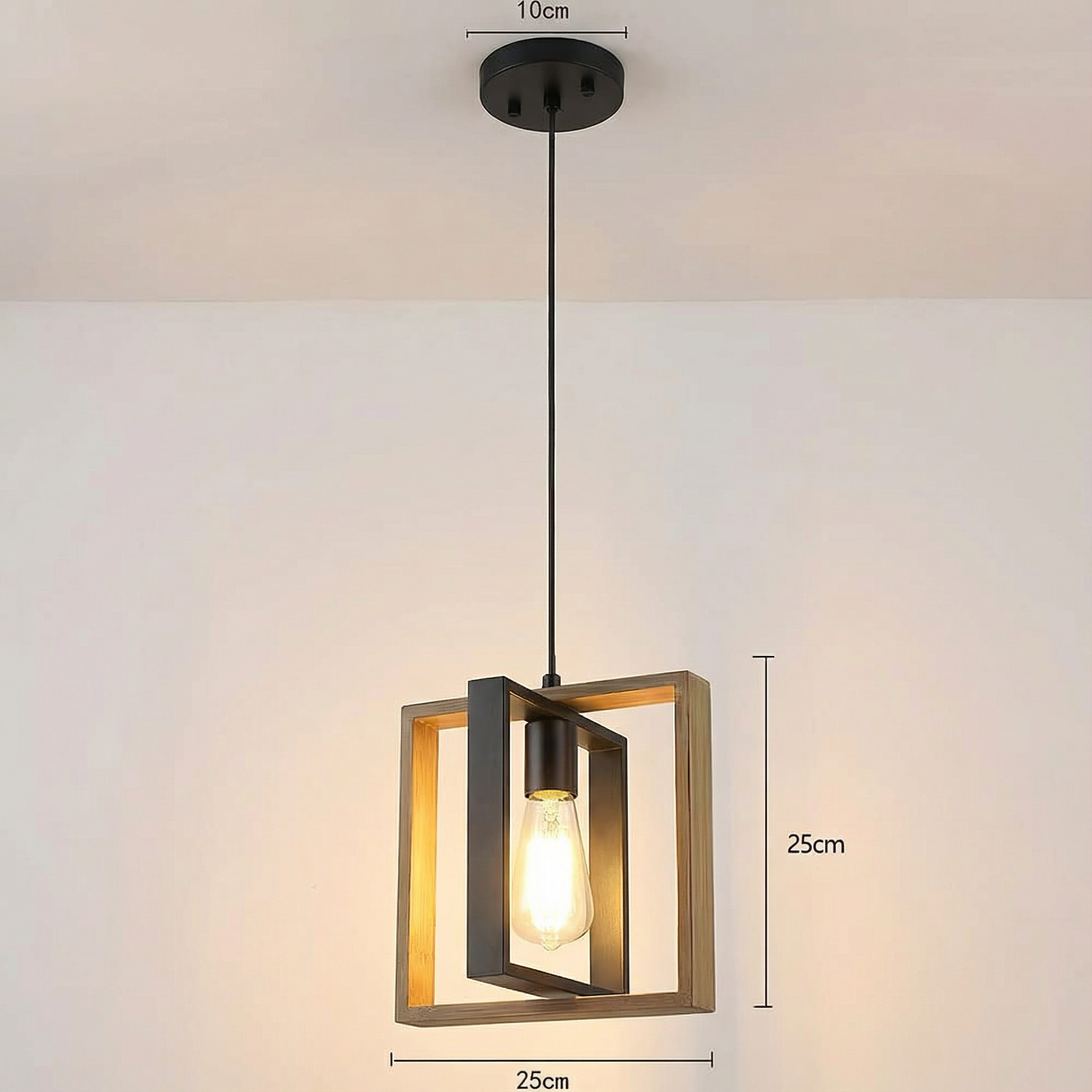 Nocturne | Elegant Black Pendant Light for Kitchen and Dining Spaces