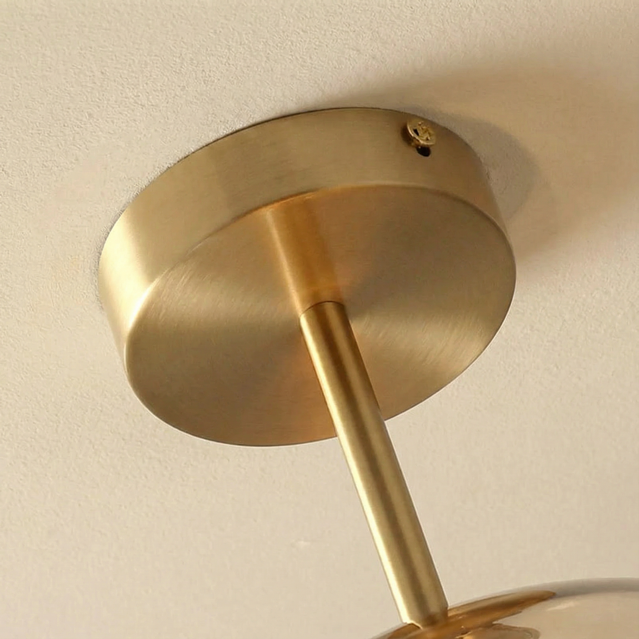 CopperGlow | Elegant Modern Flush Mount Ceiling Light Fixture