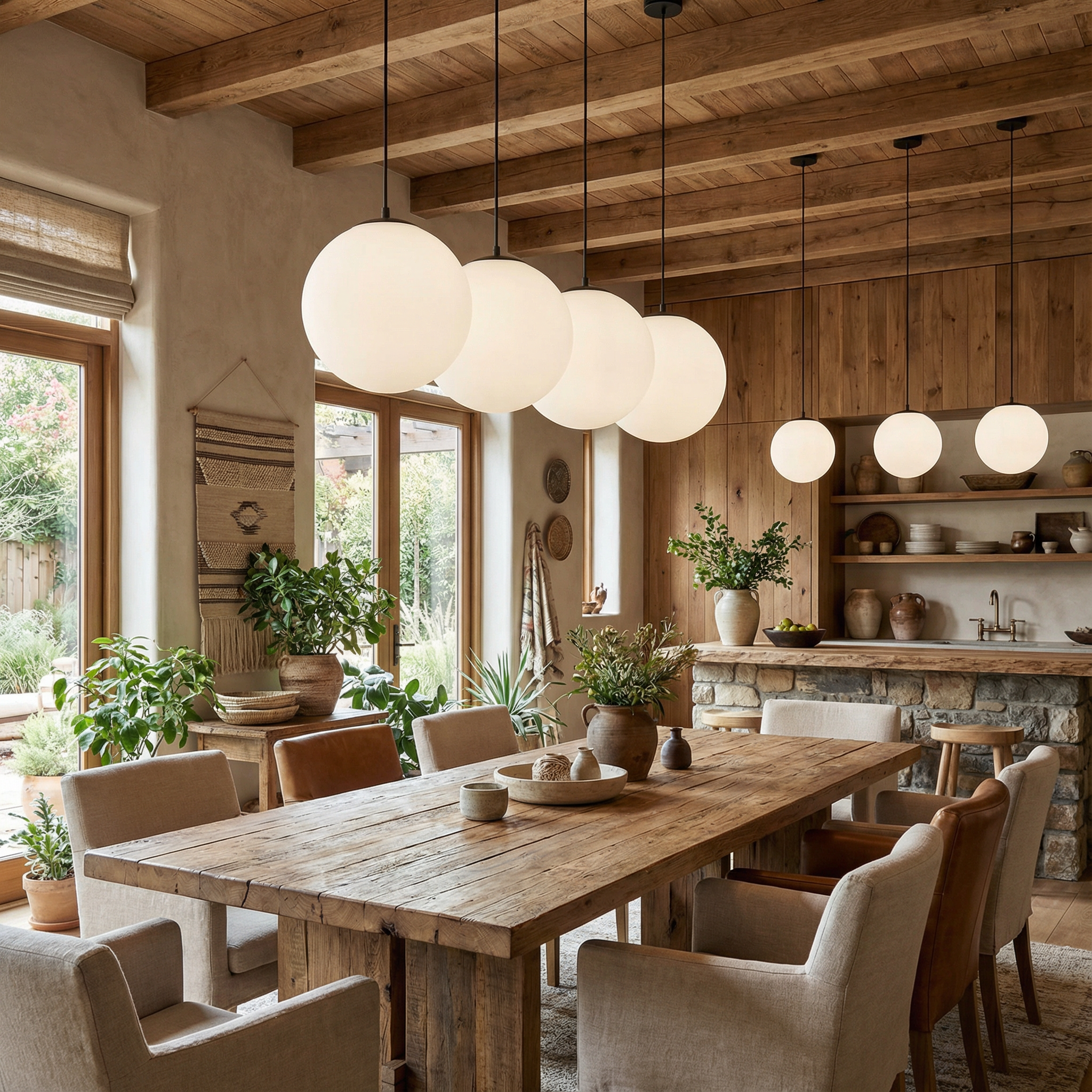 Luminara | Elegant Minimalist Glass Kitchen Pendant Lighting Fixture