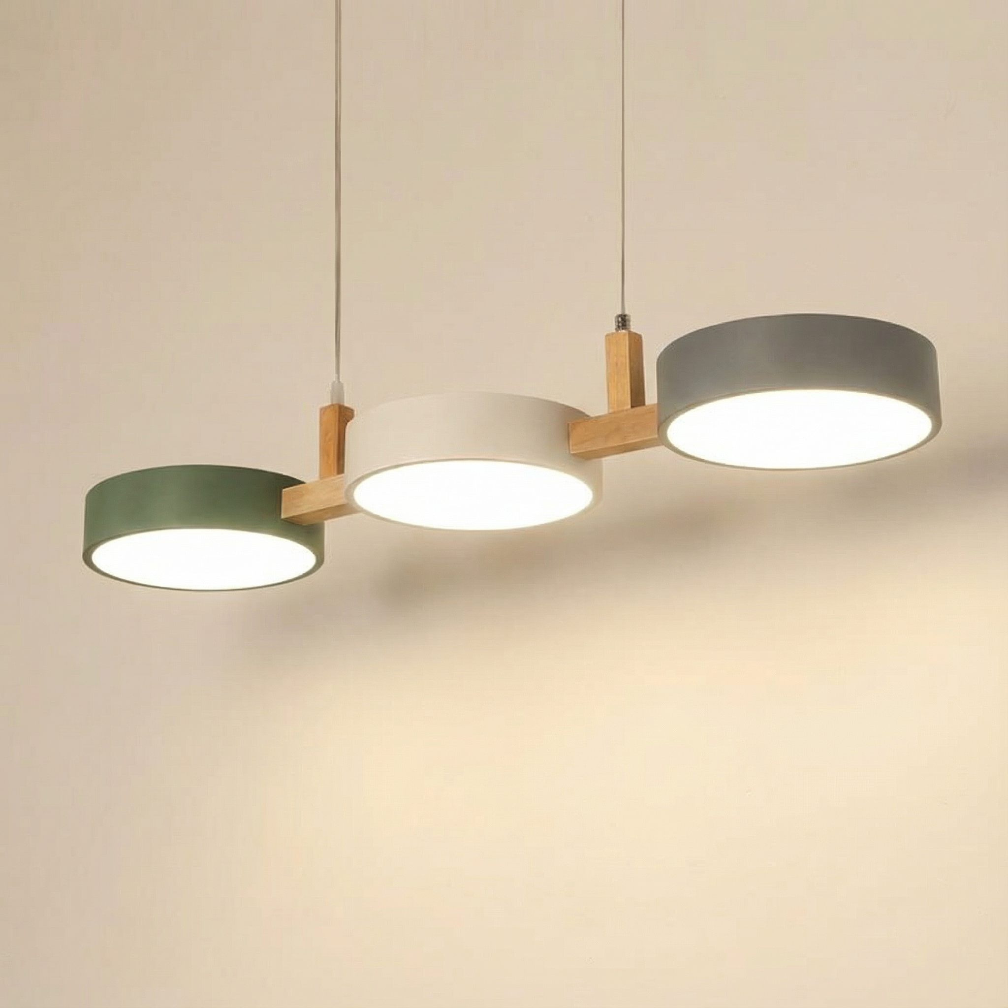 Luminara | Sleek Modern Metal Cylinder Kitchen Pendant Light