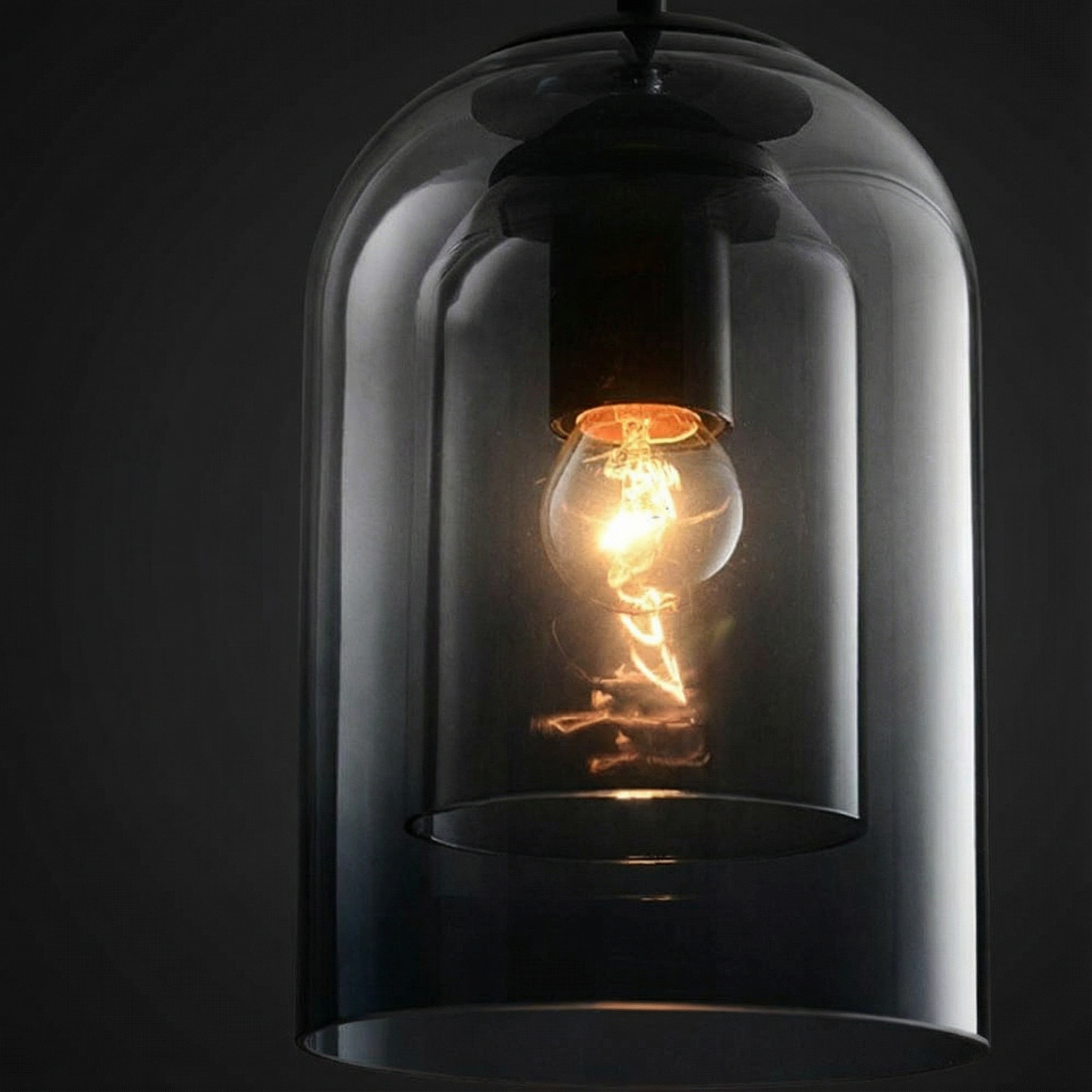 Modern Glass Pendant Light for Kitchen, Bedside & Commercial Spaces | Lunaris