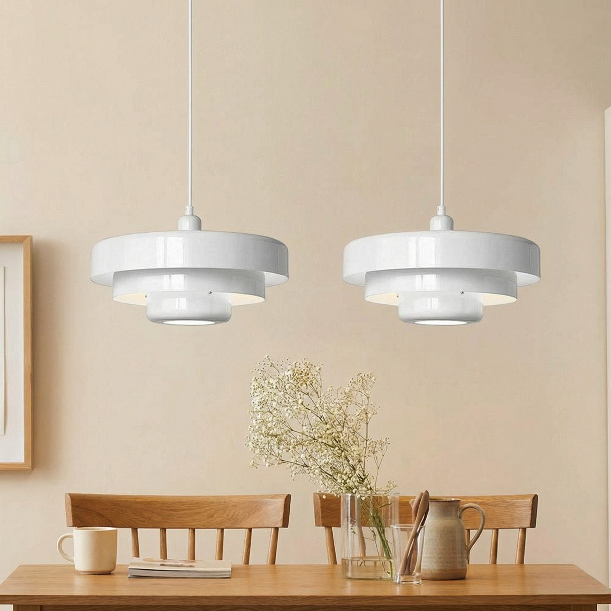 BauhausElegance | Stylish Modern Iron Kitchen Pendant Lighting Fixture
