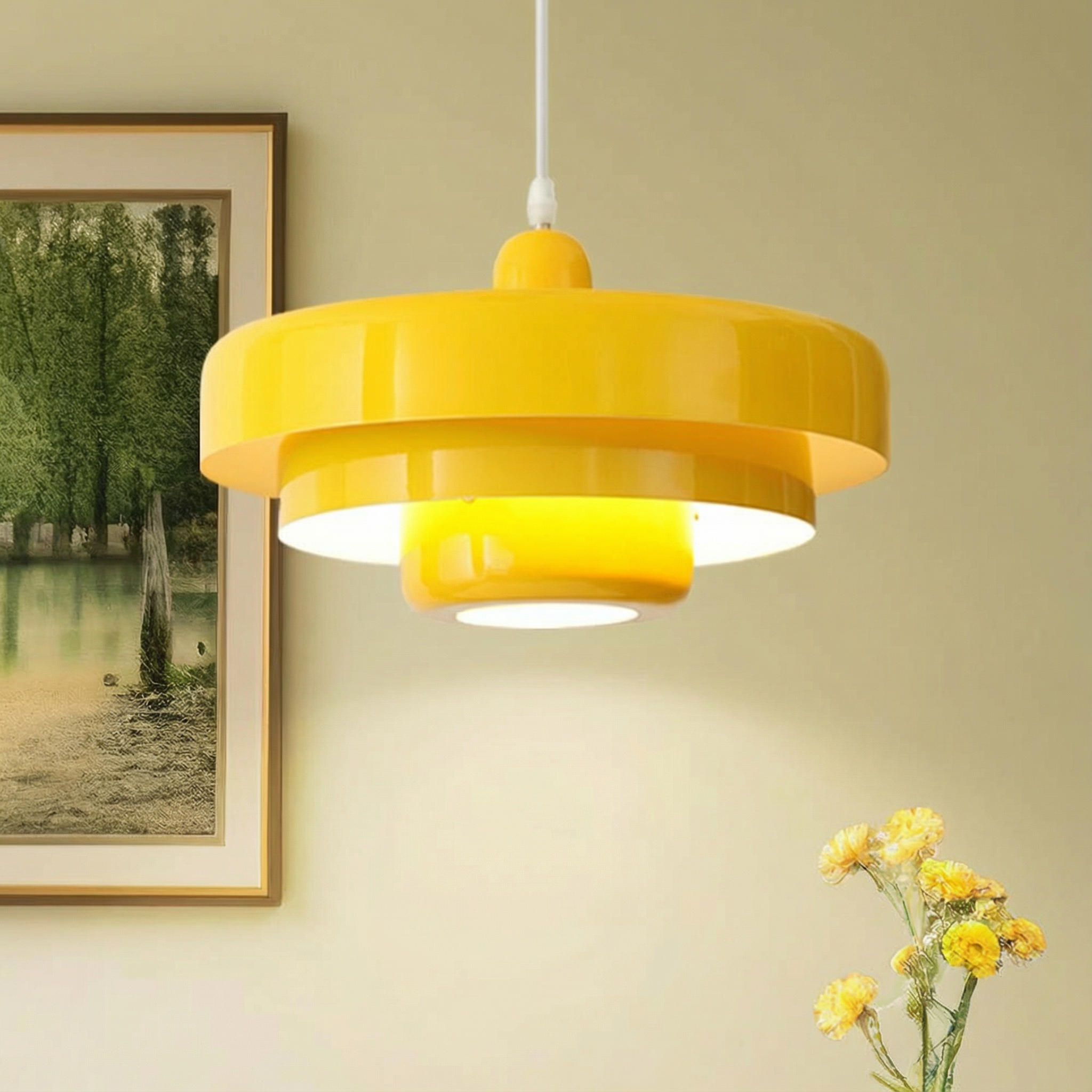 BauhausElegance | Stylish Modern Iron Kitchen Pendant Lighting Fixture