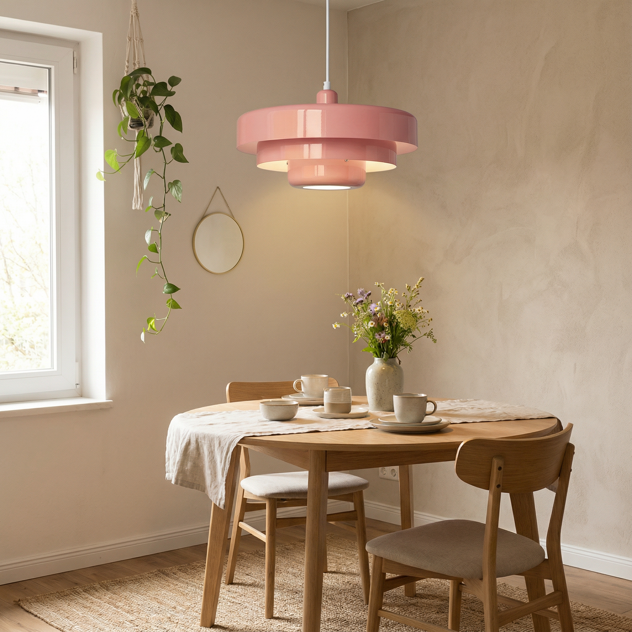 BauhausElegance | Stylish Modern Iron Kitchen Pendant Lighting Fixture