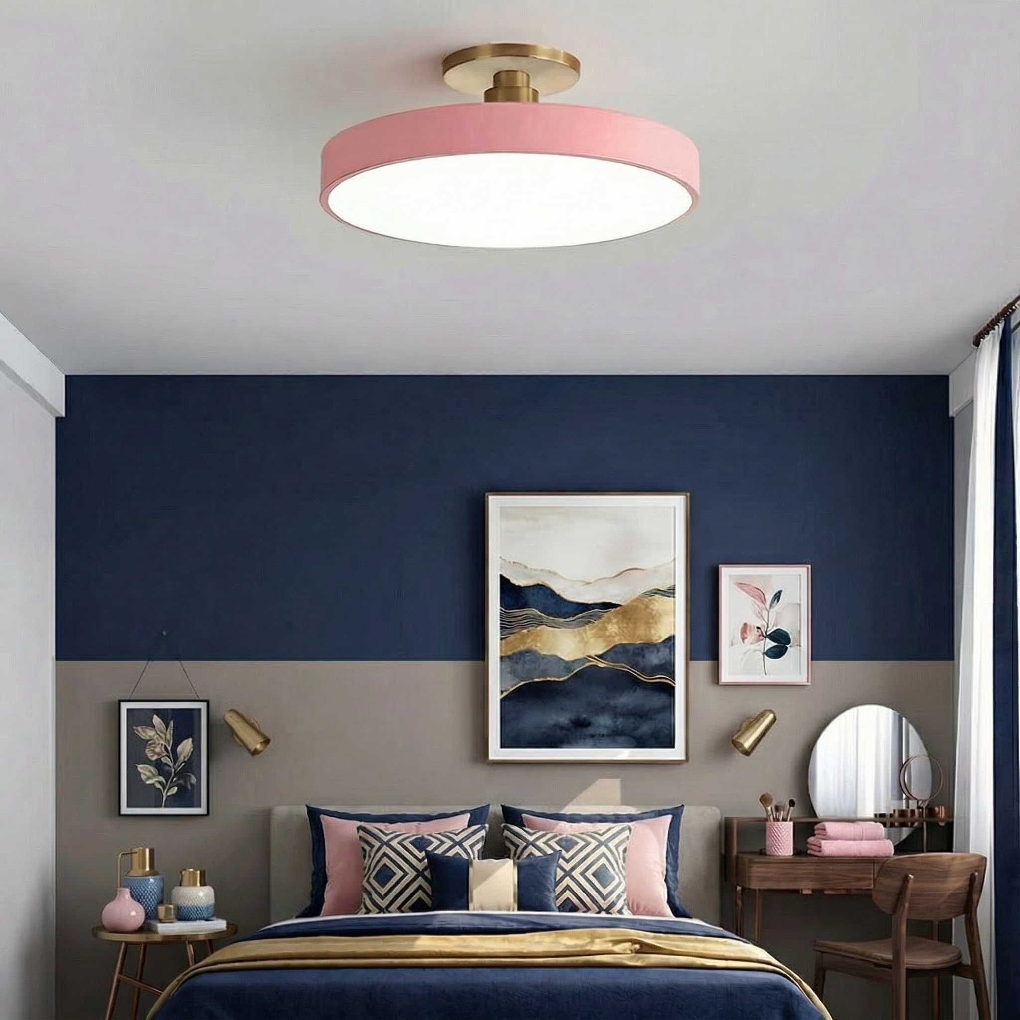LuminaraGlow | Stylish Modern LED Flush Mount Ceiling Light Fixture