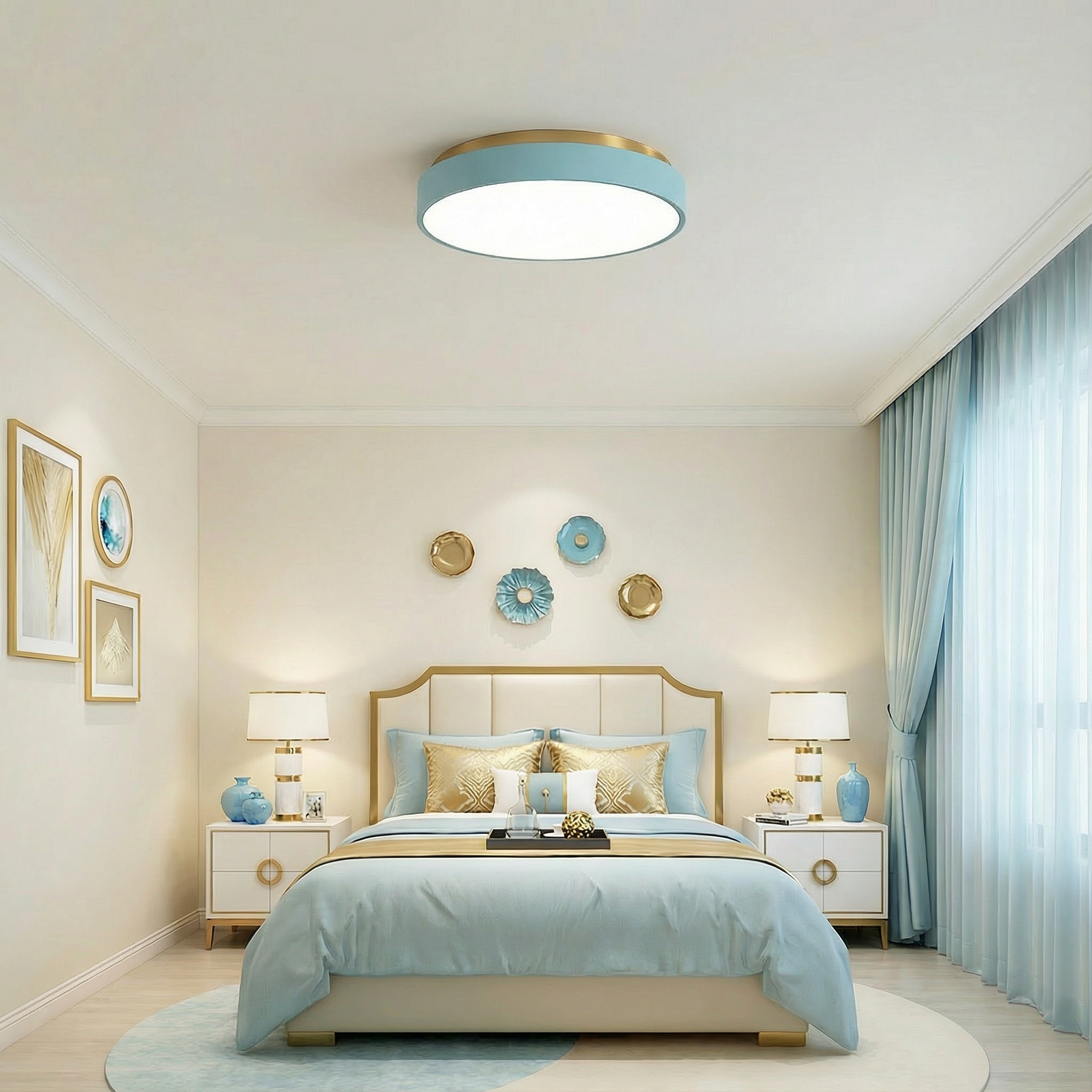 LuminaraGlow | Stylish Modern LED Flush Mount Ceiling Light Fixture