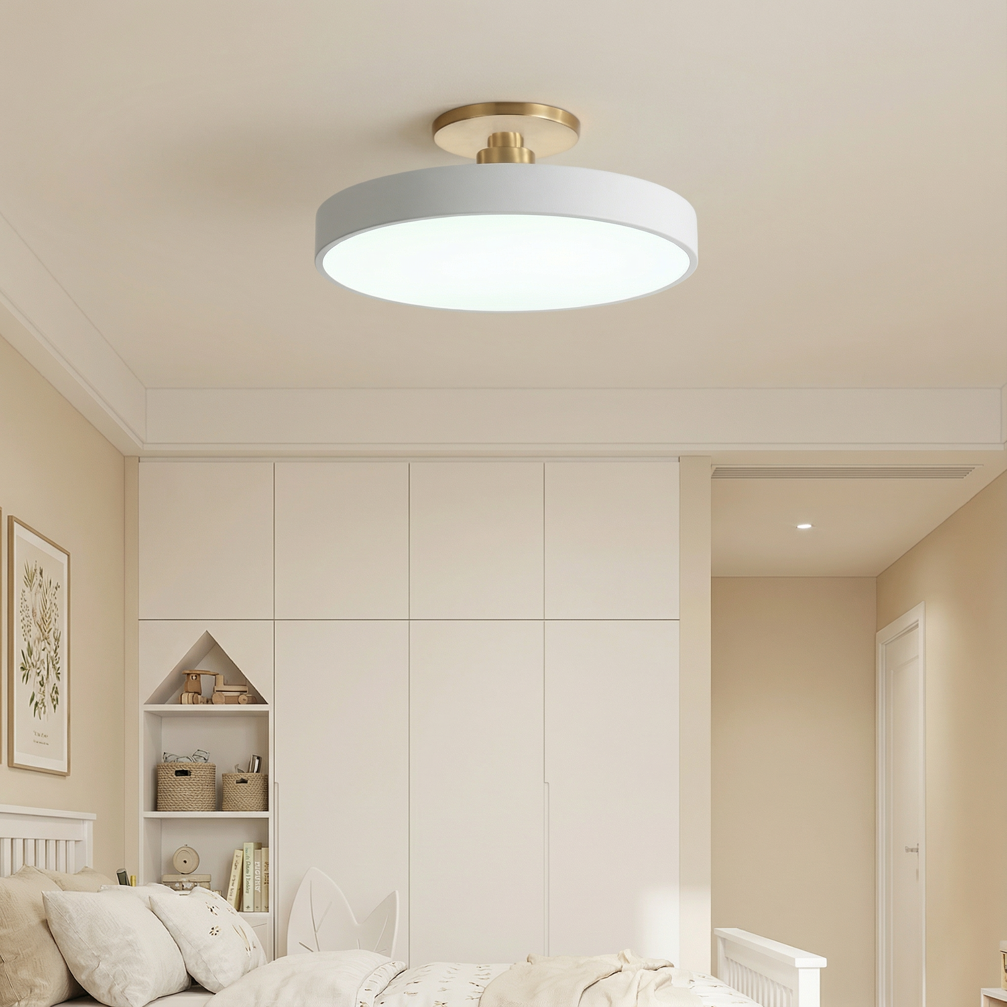 LuminaraGlow | Stylish Modern LED Flush Mount Ceiling Light Fixture
