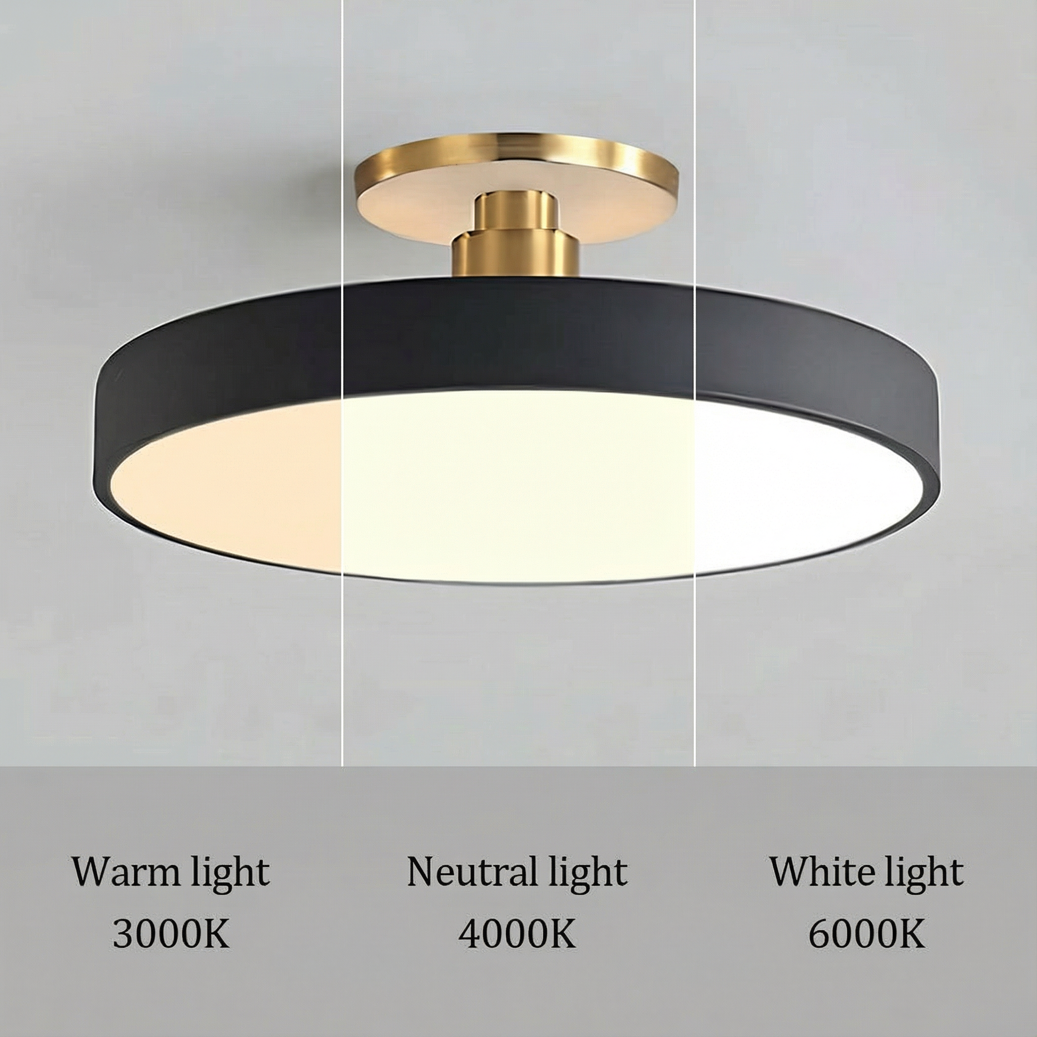 LuminaraGlow | Stylish Modern LED Flush Mount Ceiling Light Fixture