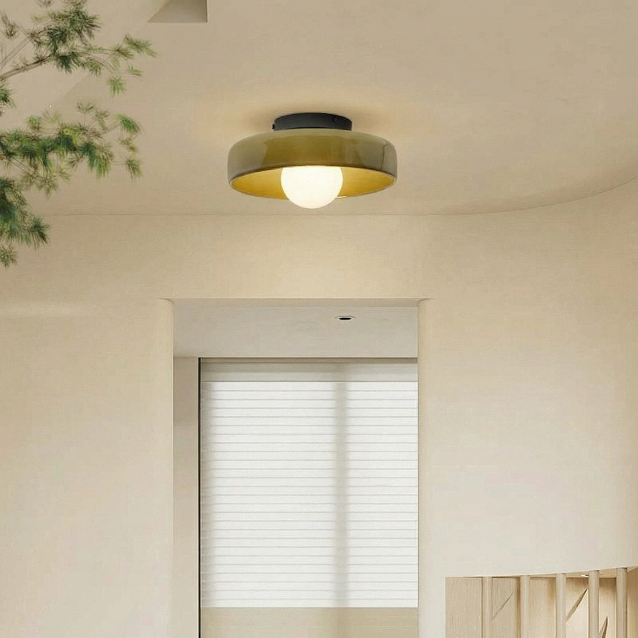 Luminara | Sleek Modern Round Flush Mount Ceiling Light Fixture