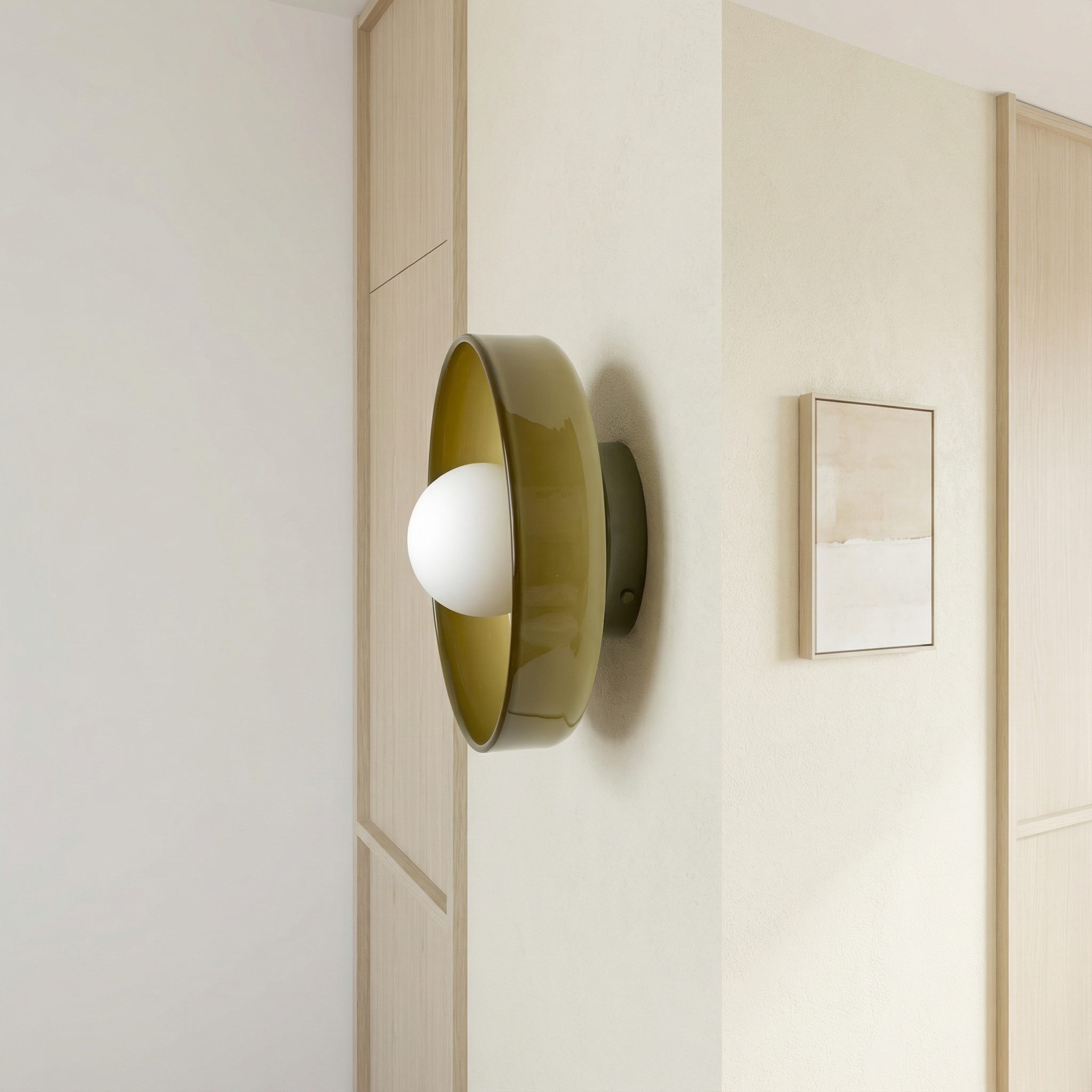 Luminara | Sleek Modern Round Flush Mount Ceiling Light Fixture