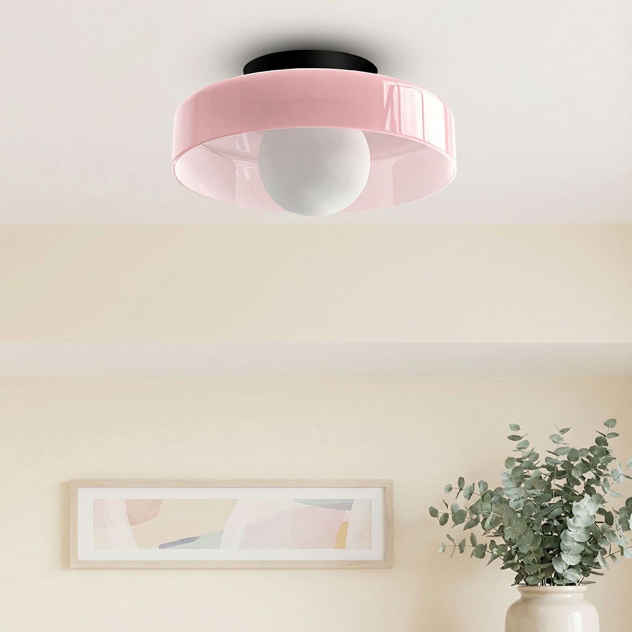 Luminara | Sleek Modern Round Flush Mount Ceiling Light Fixture
