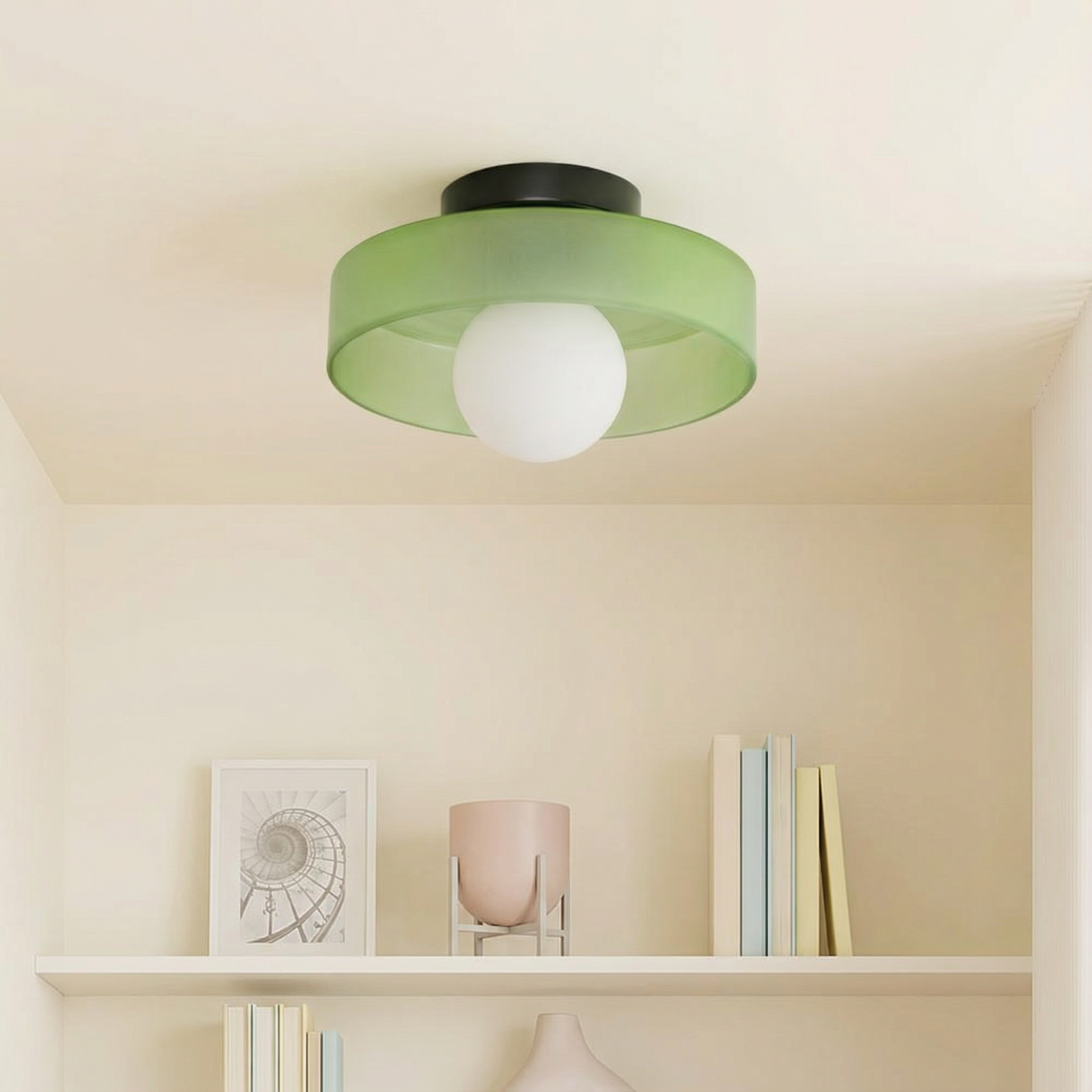 Luminara | Sleek Modern Round Flush Mount Ceiling Light Fixture