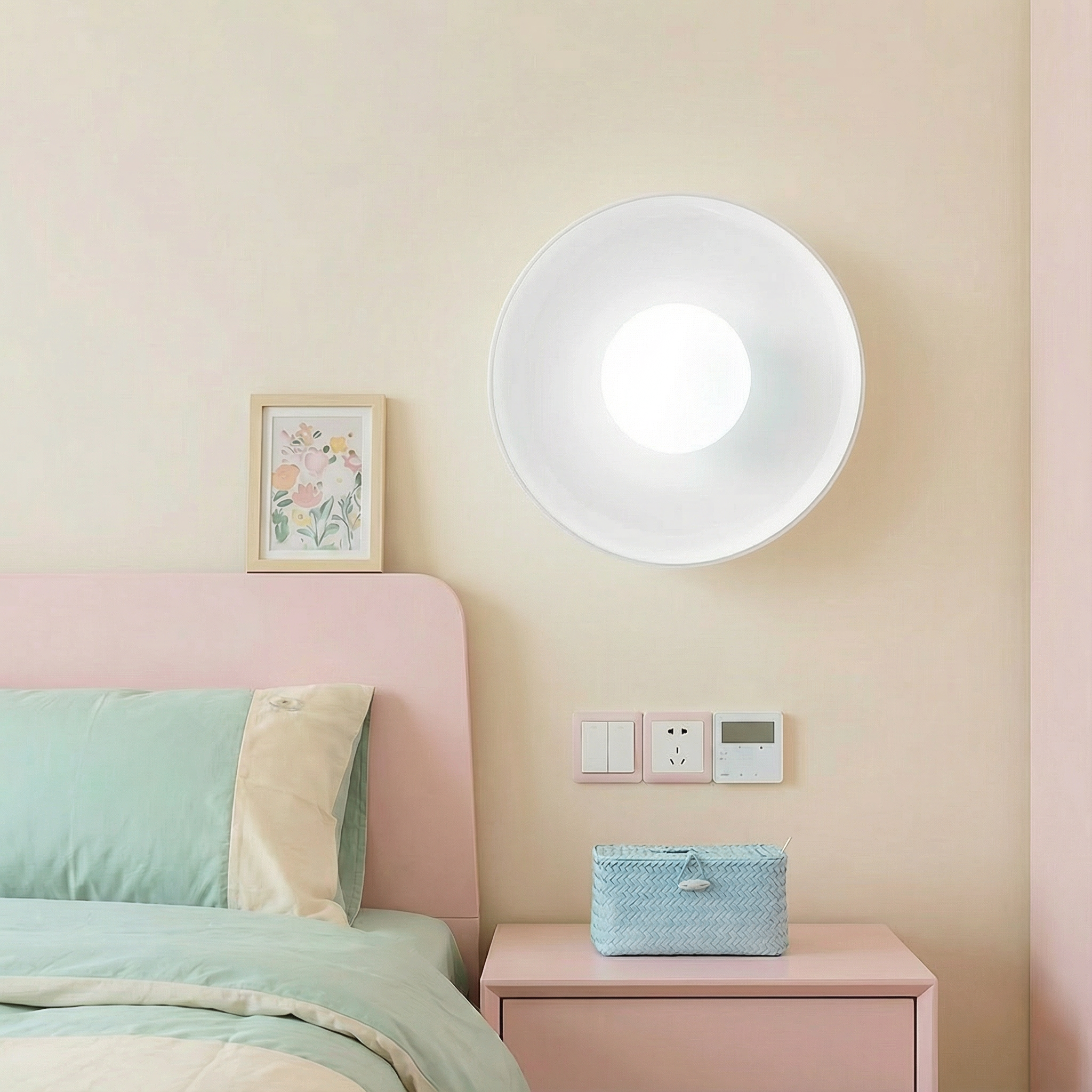 Luminara | Sleek Modern Round Flush Mount Ceiling Light Fixture