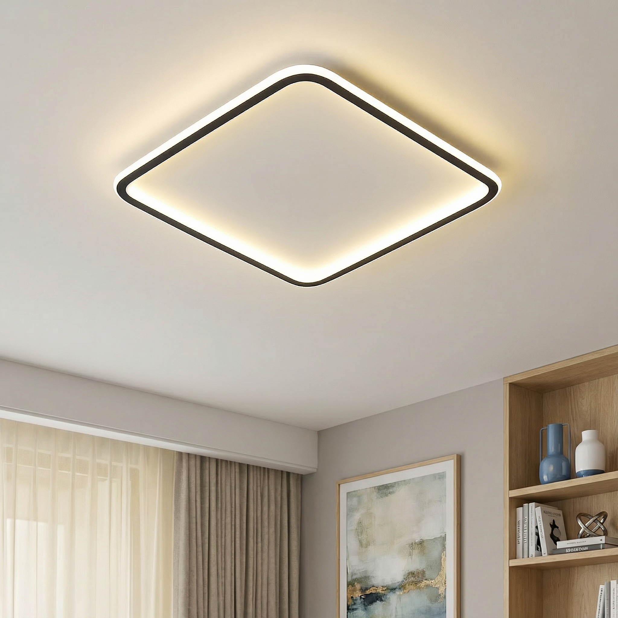 NordicGlow | Elegant Minimalist Flush Mount LED Ceiling Light Fixture