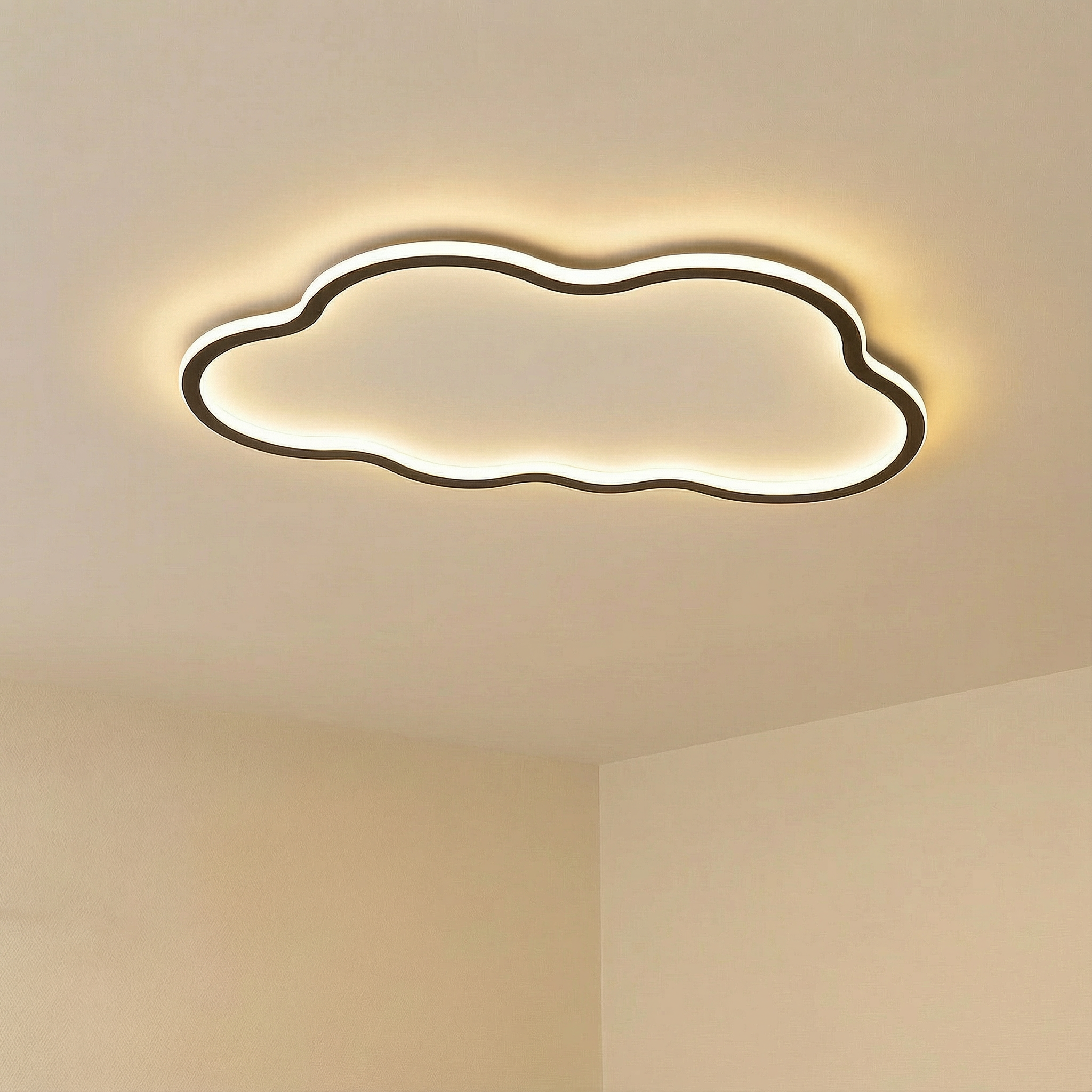 NimbusGlow | Modern Minimalist LED Flush Mount Ceiling Light Fixture