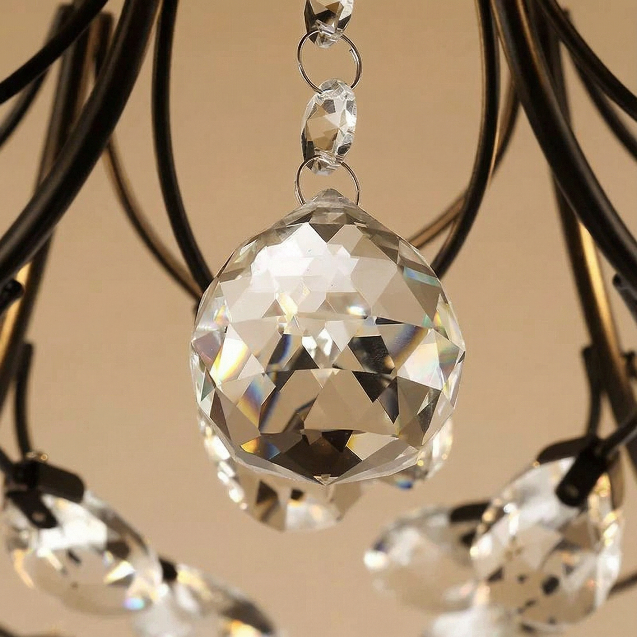 Luminara | Elegant Crystal Flush Mount Ceiling Light Fixture