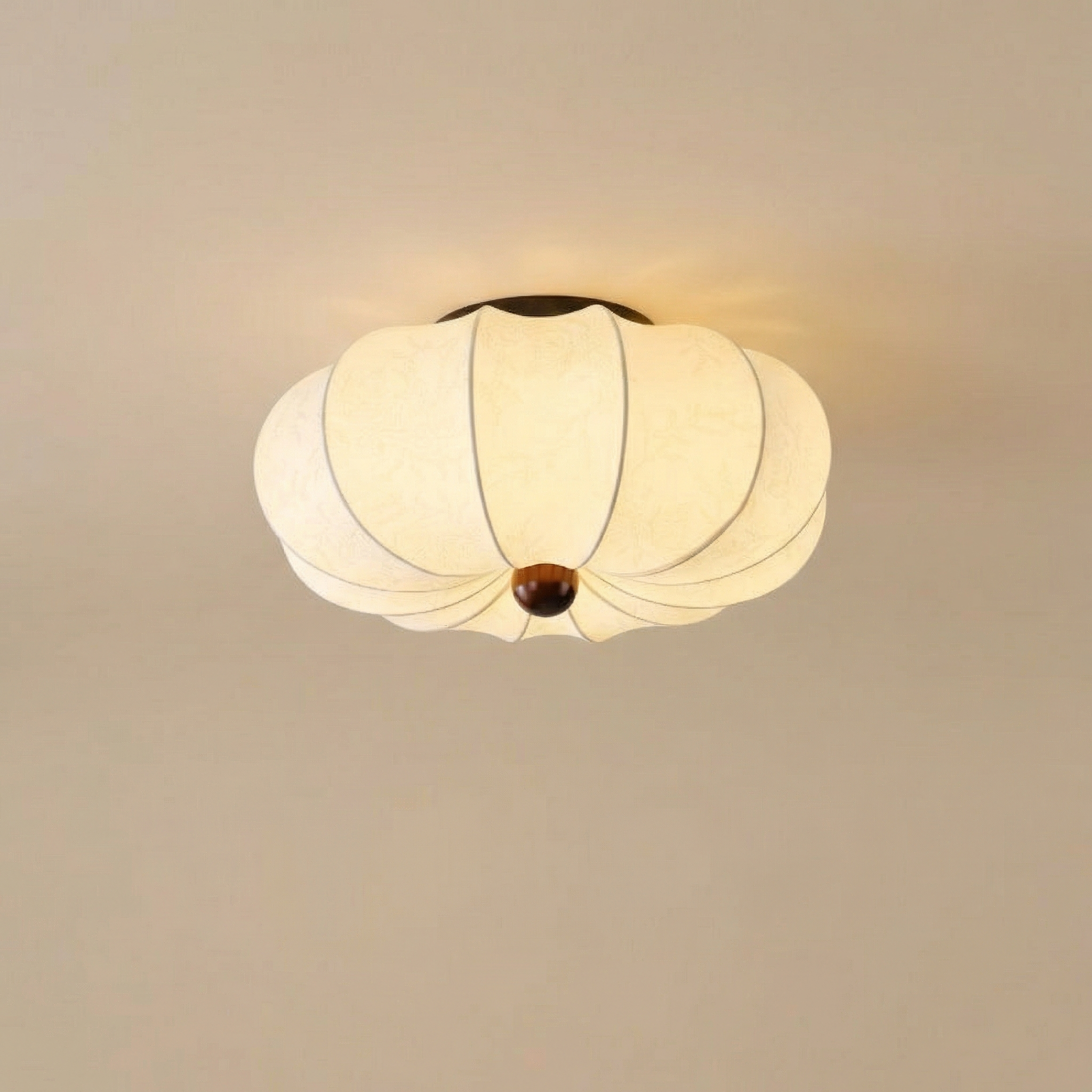SilkAura | Elegant Modern Flush Mount Ceiling Light Fixture
