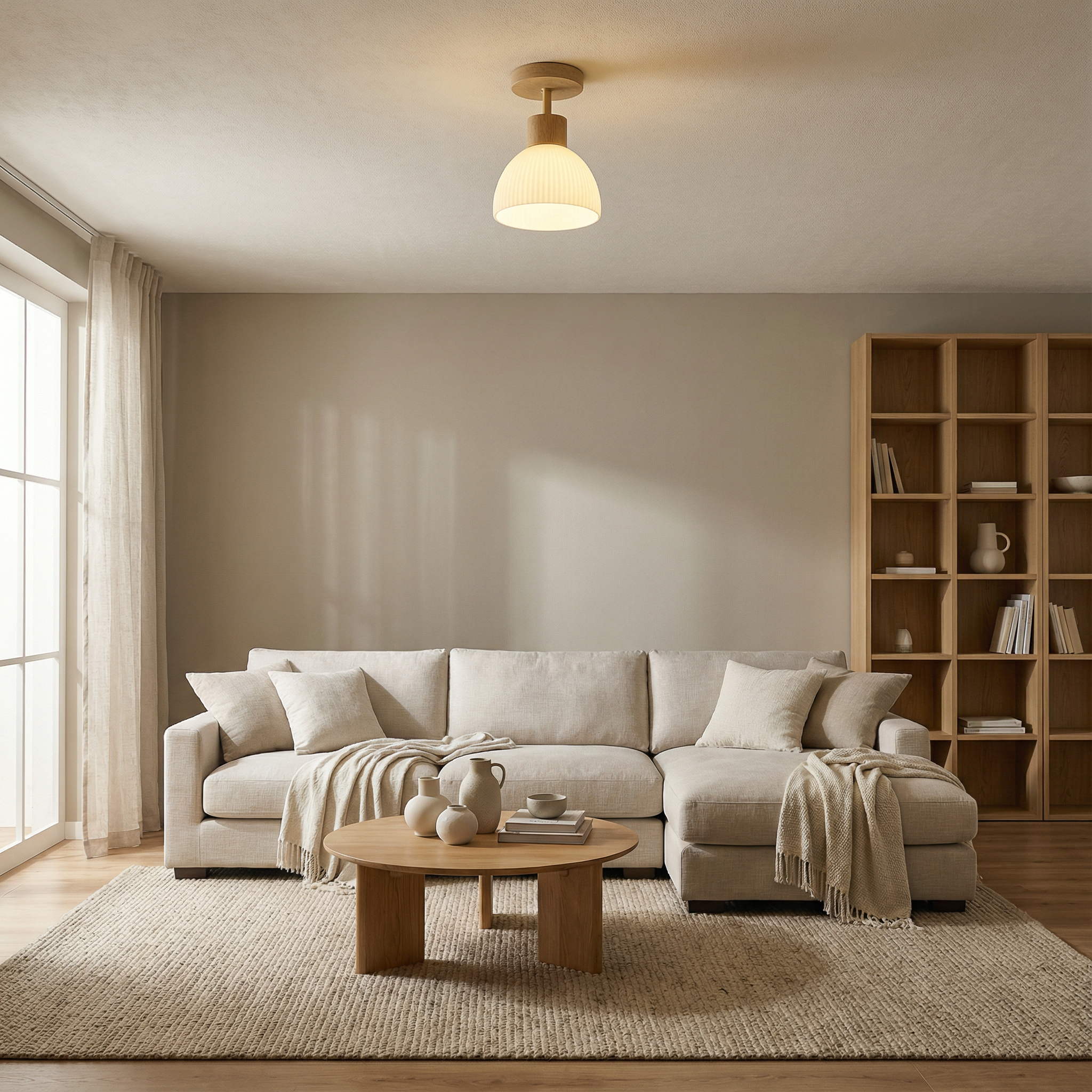 AilseWood | Elegant Modern Flush Mount Ceiling Light Fixture