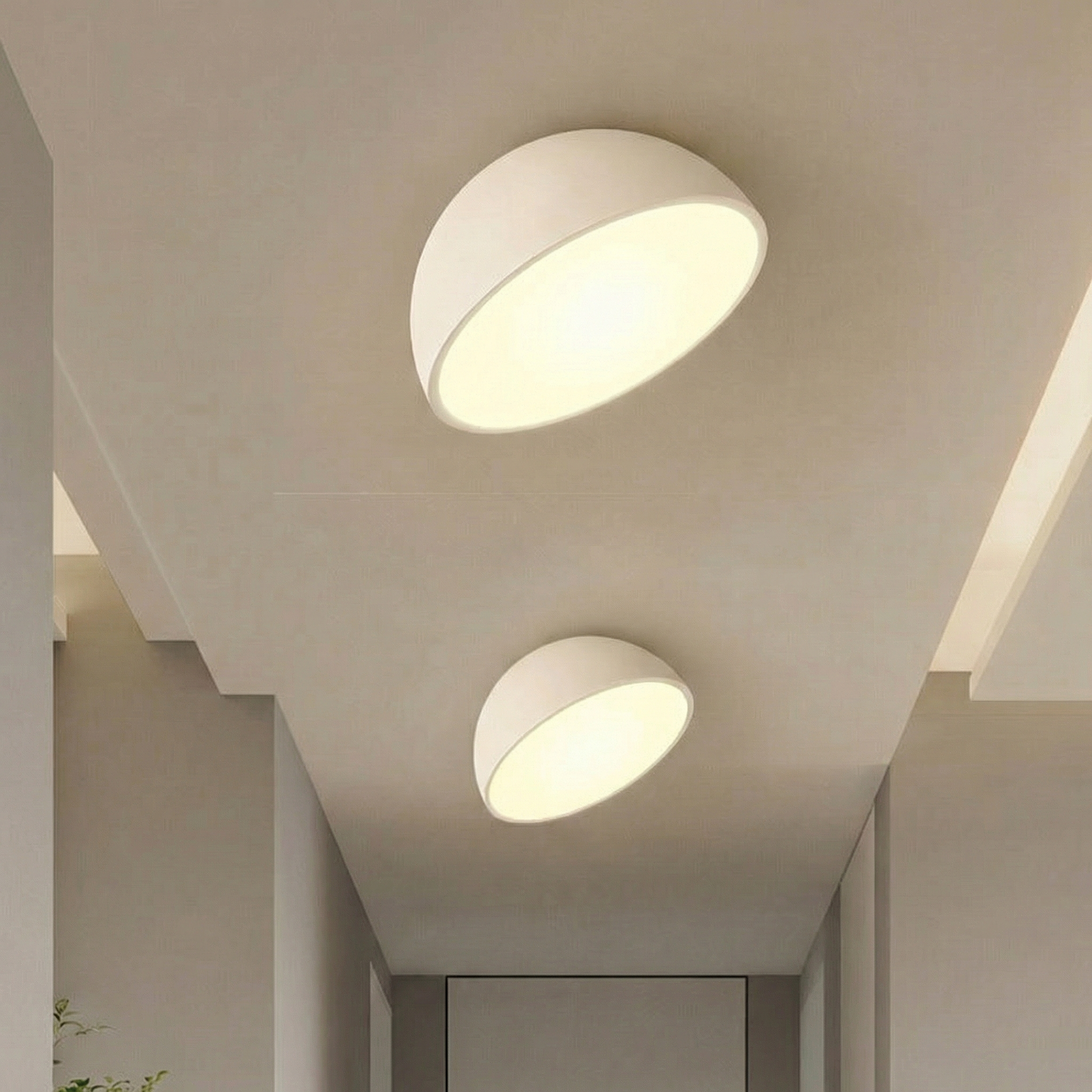 Lunara | Modern Elegant LED Flush Mount Ceiling Light Fixture