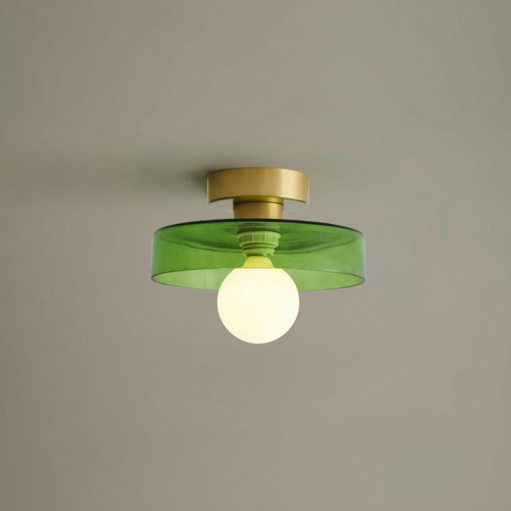 LumiereBauhaus | Elegant Geometric Flush Mount Ceiling Light Fixture