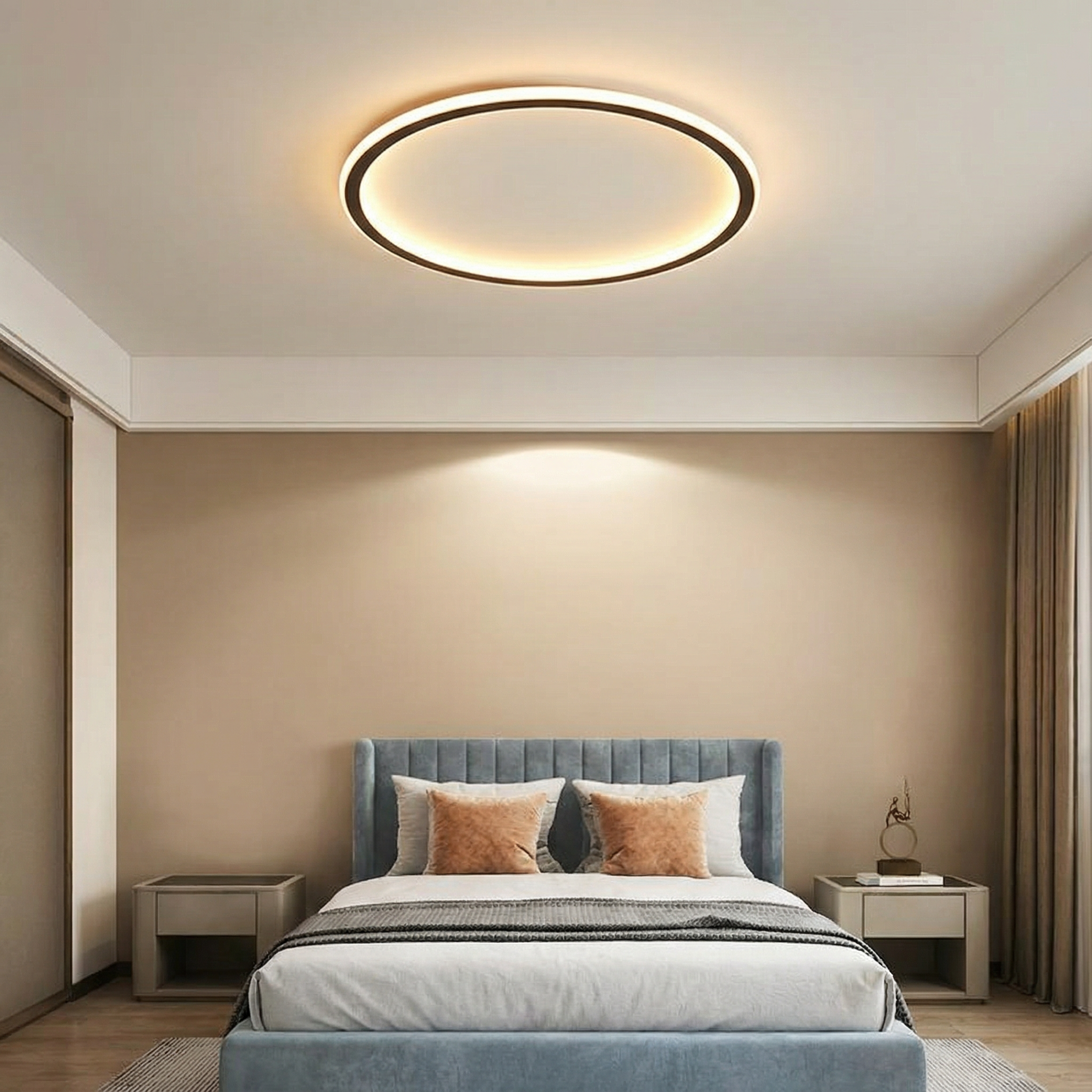 NordicGlow | Elegant Minimalist LED Flush Mount Ceiling Light Fixture