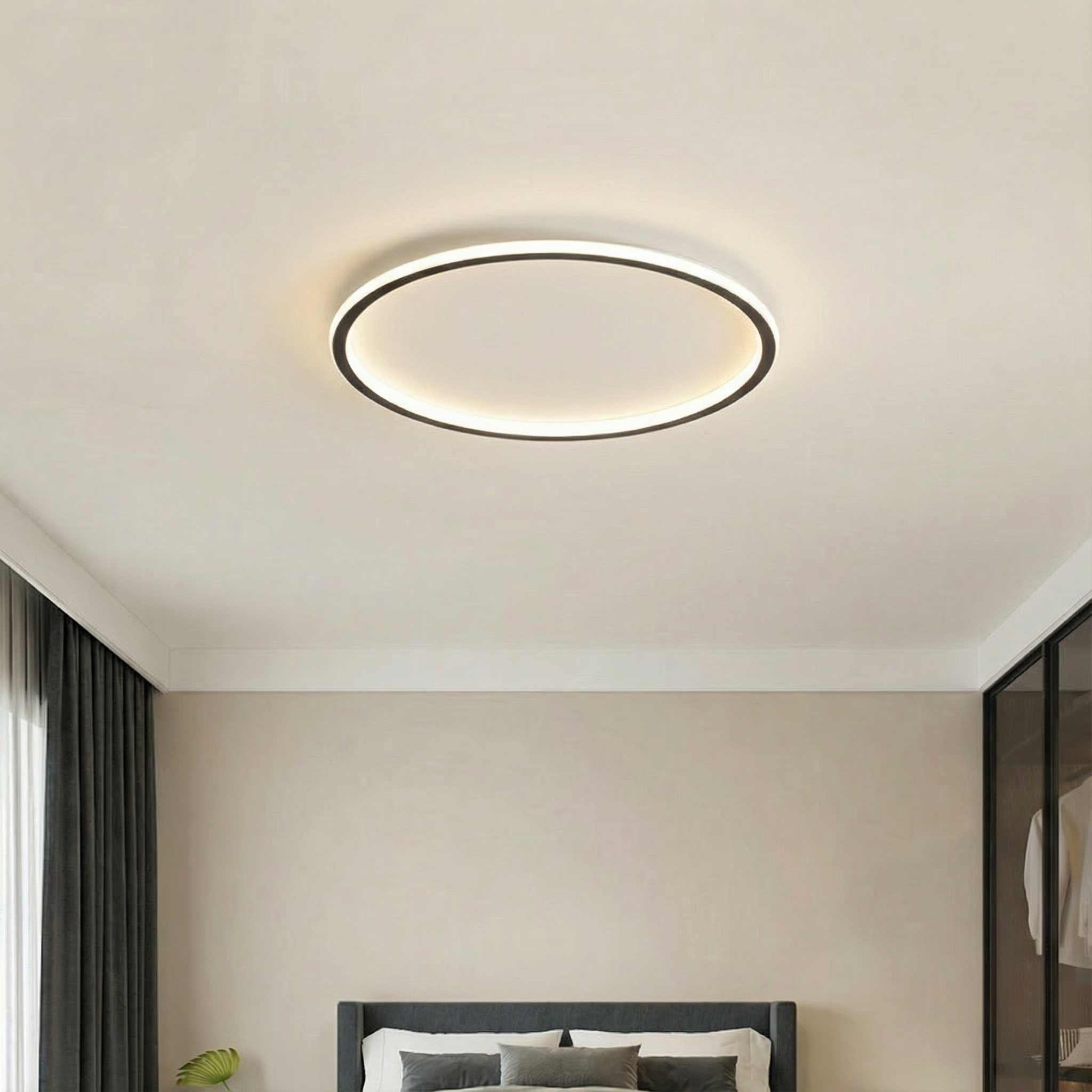 NordicGlow | Elegant Minimalist LED Flush Mount Ceiling Light Fixture