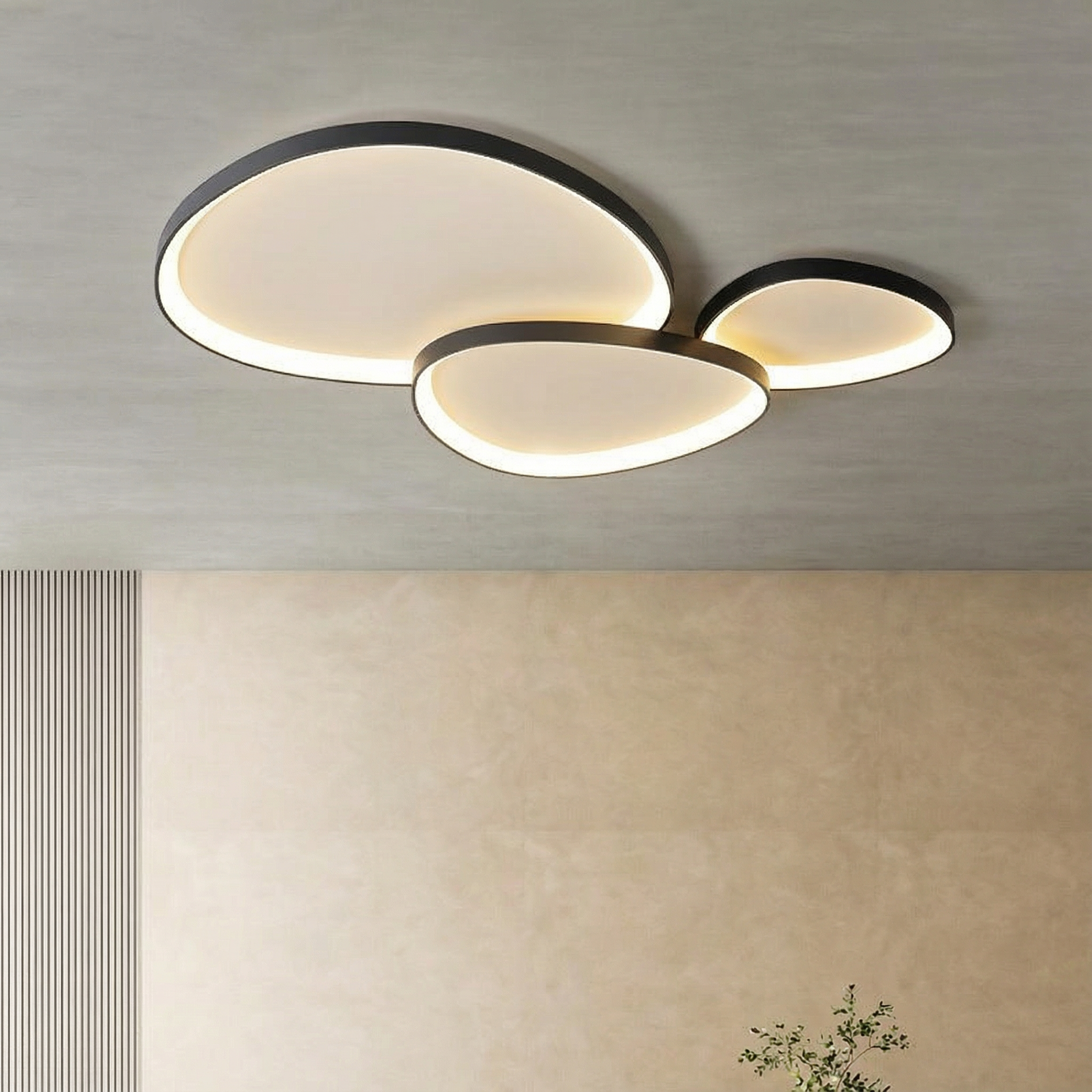 Luminara | Sleek Modern Minimalist Flush Mount Ceiling Light Fixture