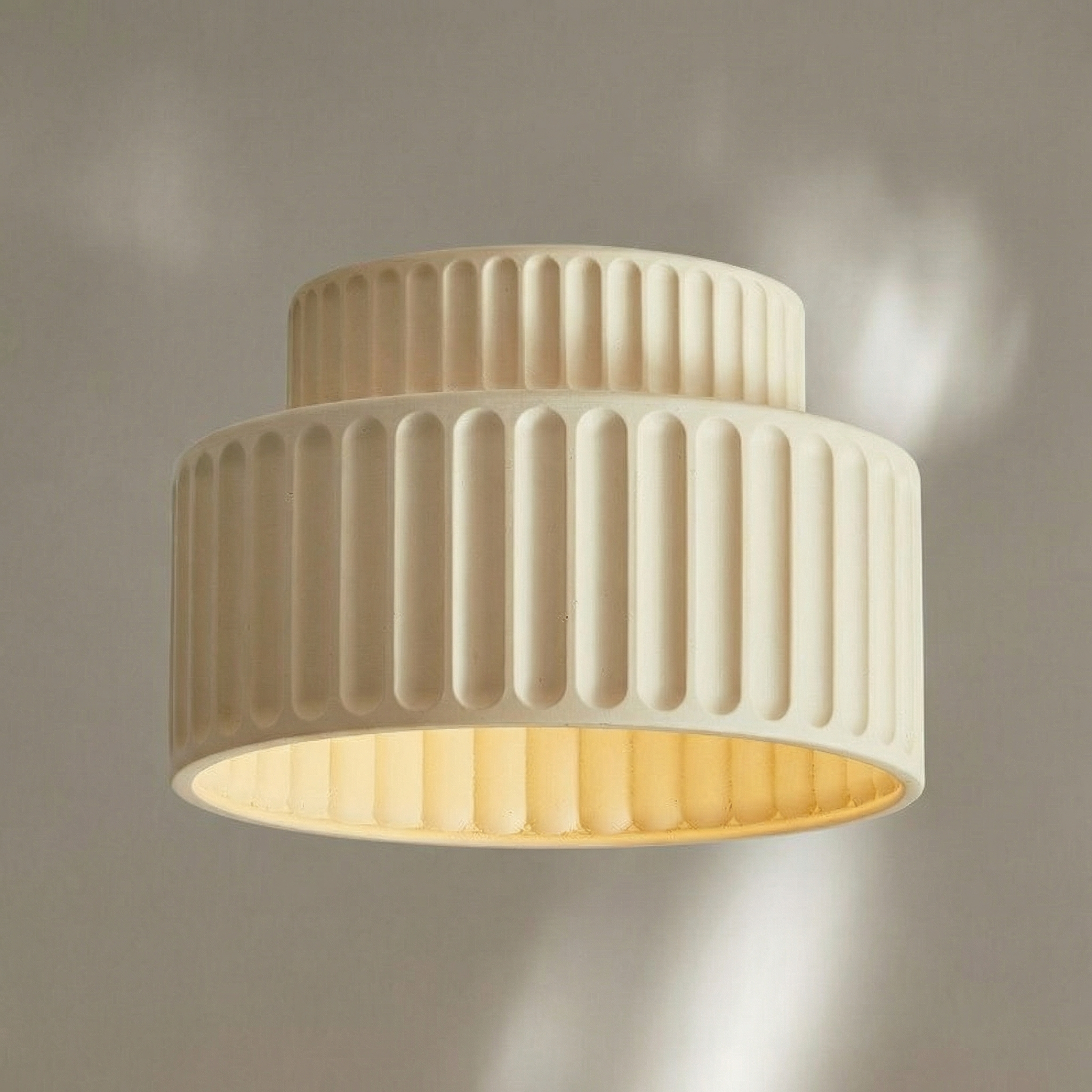 Ceramica | Elegant Minimalist LED Ceiling Light Fixture